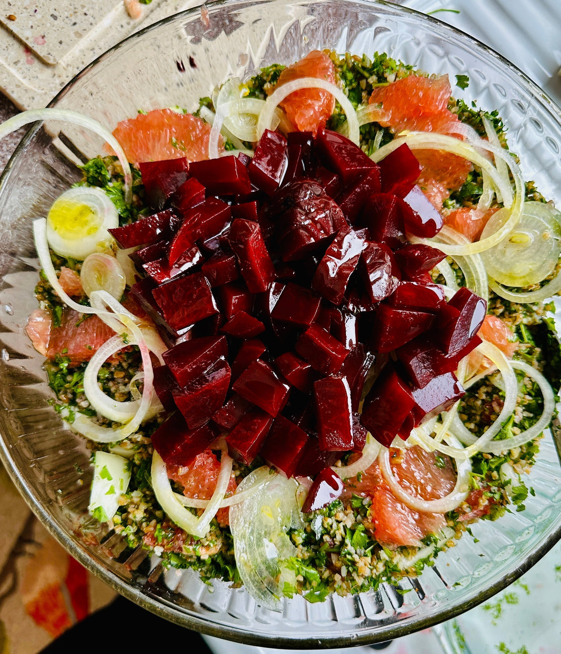 Beet and Grapefruit Tabouleh Recipe – Fresh, Healthy, and Tangy Salad