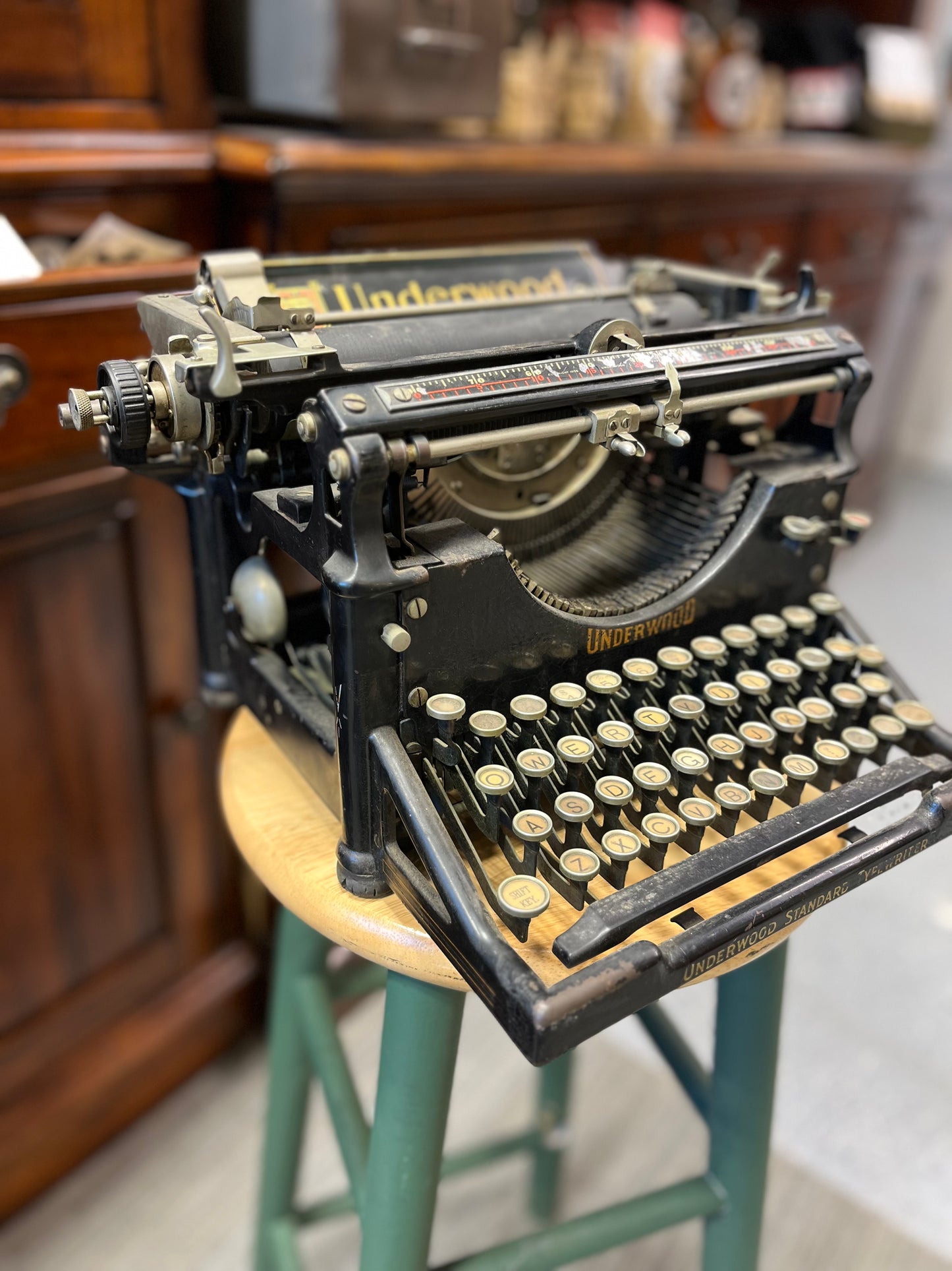 Antique Typewriters -Underwood, Adler J-3, Smith-Corona Galaxie II