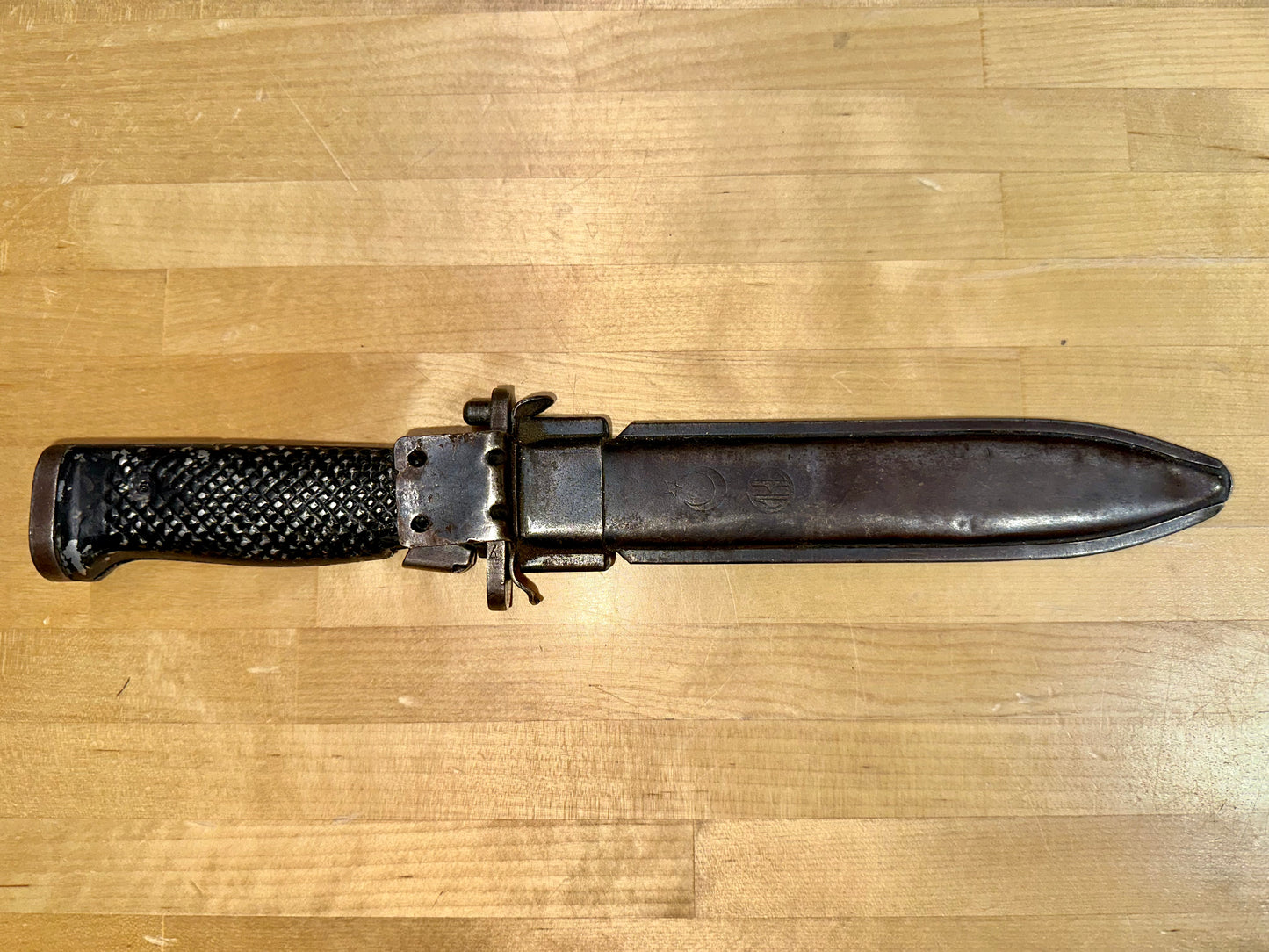 Vintage M5A1 Bayonet for M1 Garand – Aluminum Grips (Turkish P5)