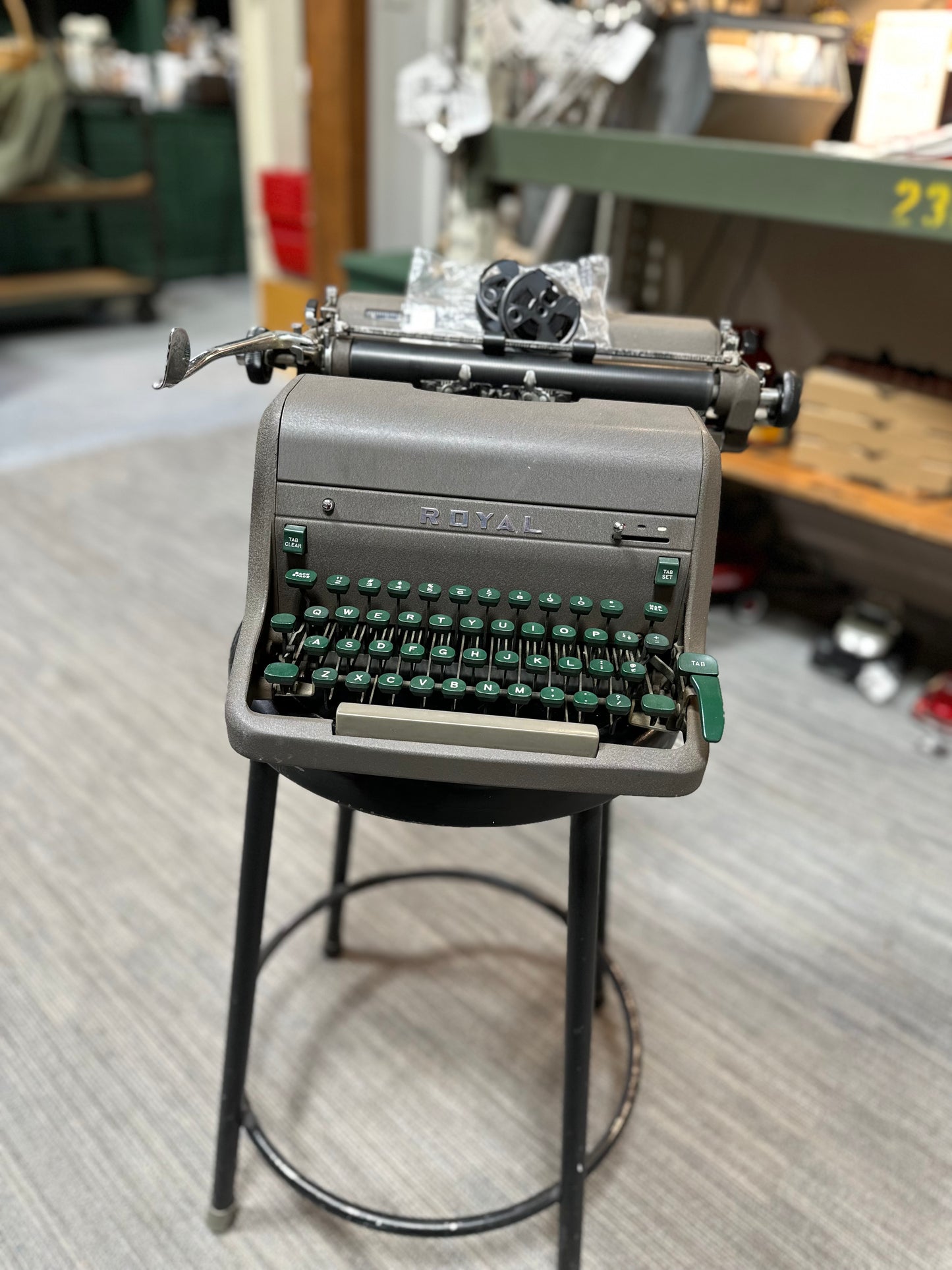 Antique Typewriters -Underwood, Adler J-3, Smith-Corona Galaxie II