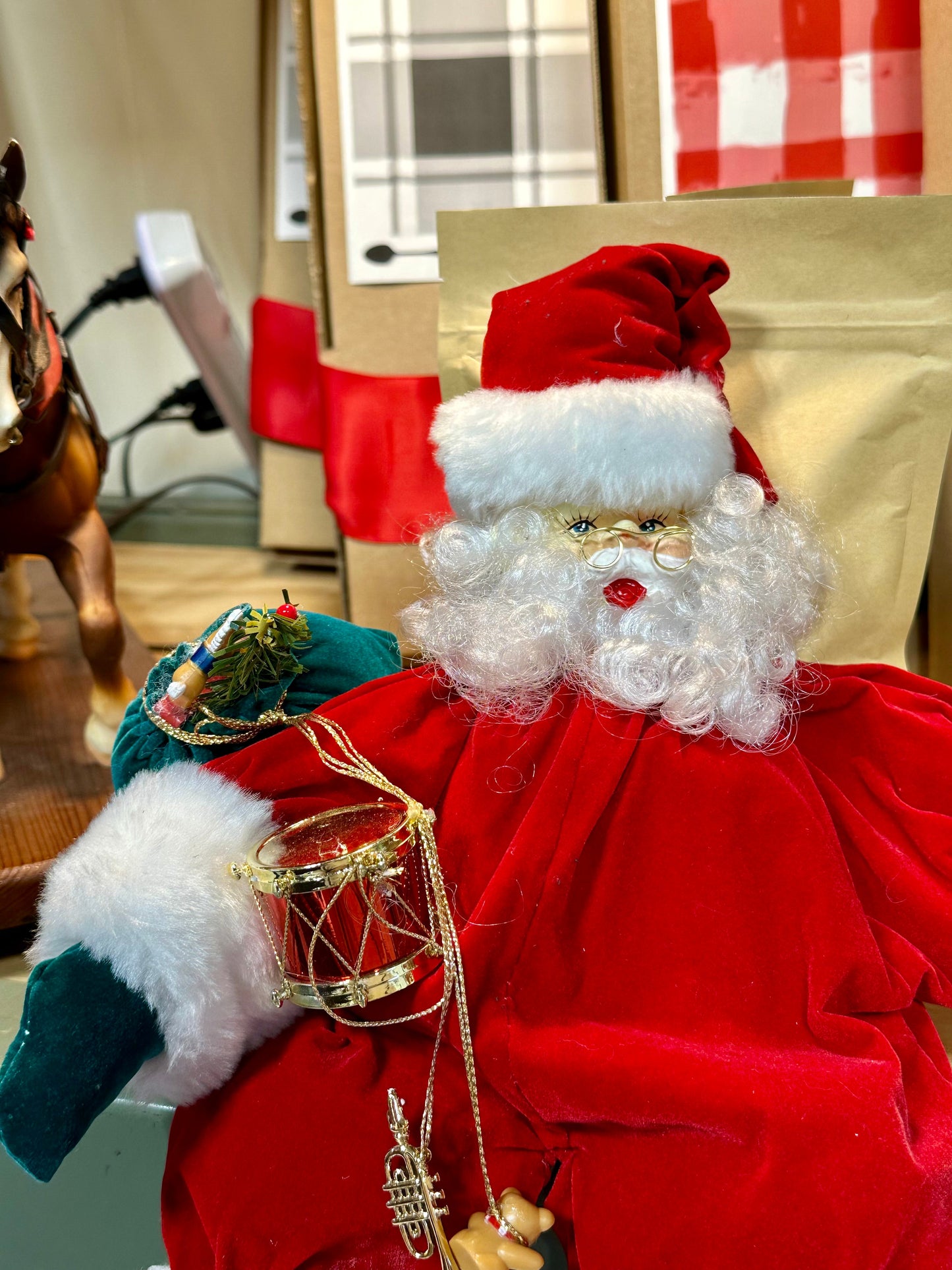 Santa's Treasures: A Collection of Timeless Santa Decorations