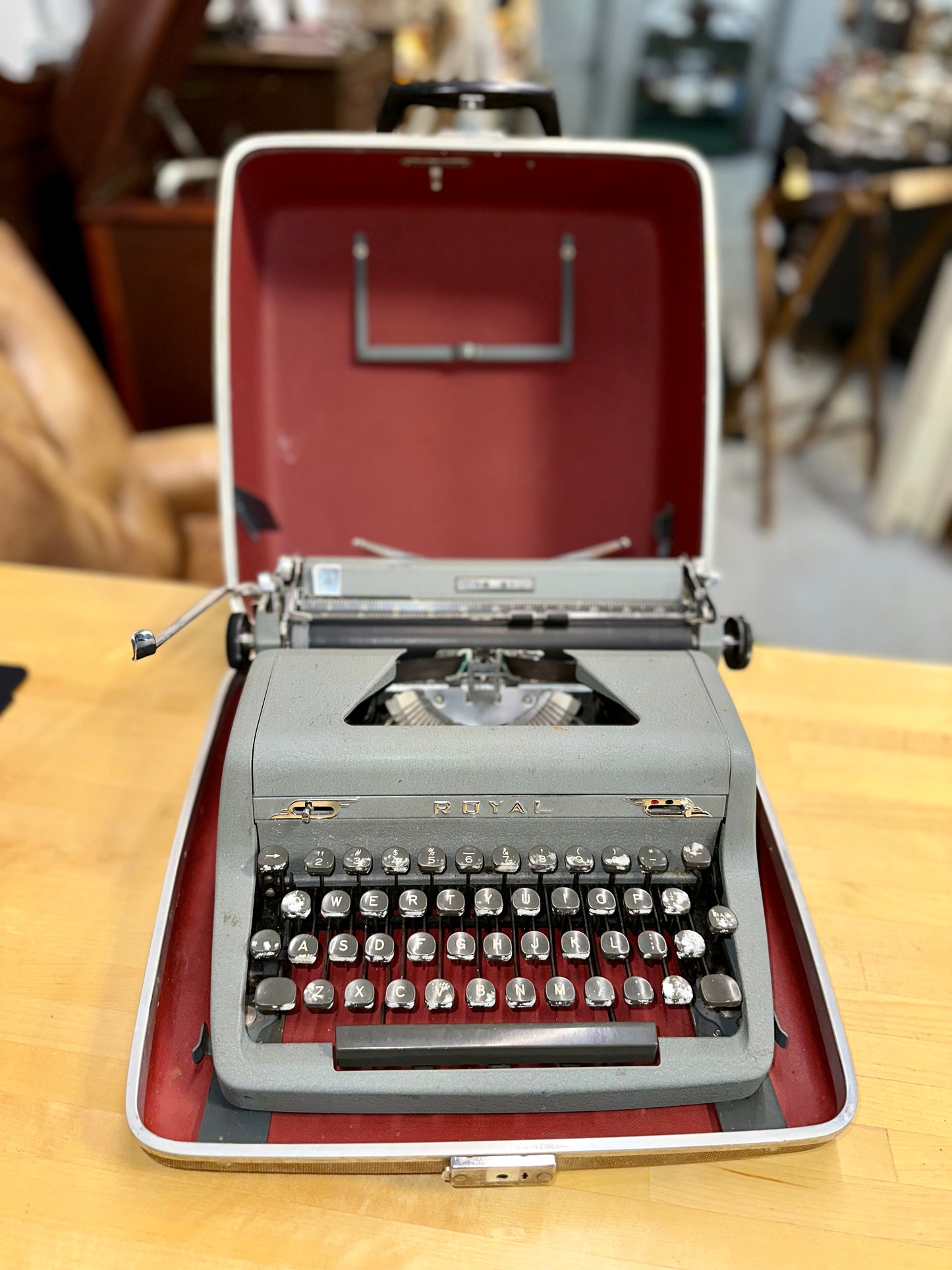 Antique Typewriters -Underwood, Adler J-3, Smith-Corona Galaxie II