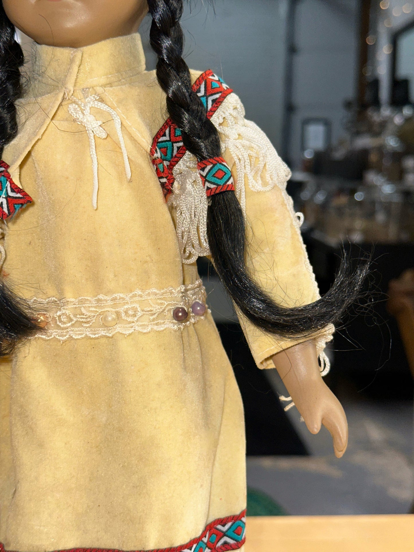 Vintage Cultural Heritage Dolls - European Folk & Native American-Inspired Pair
