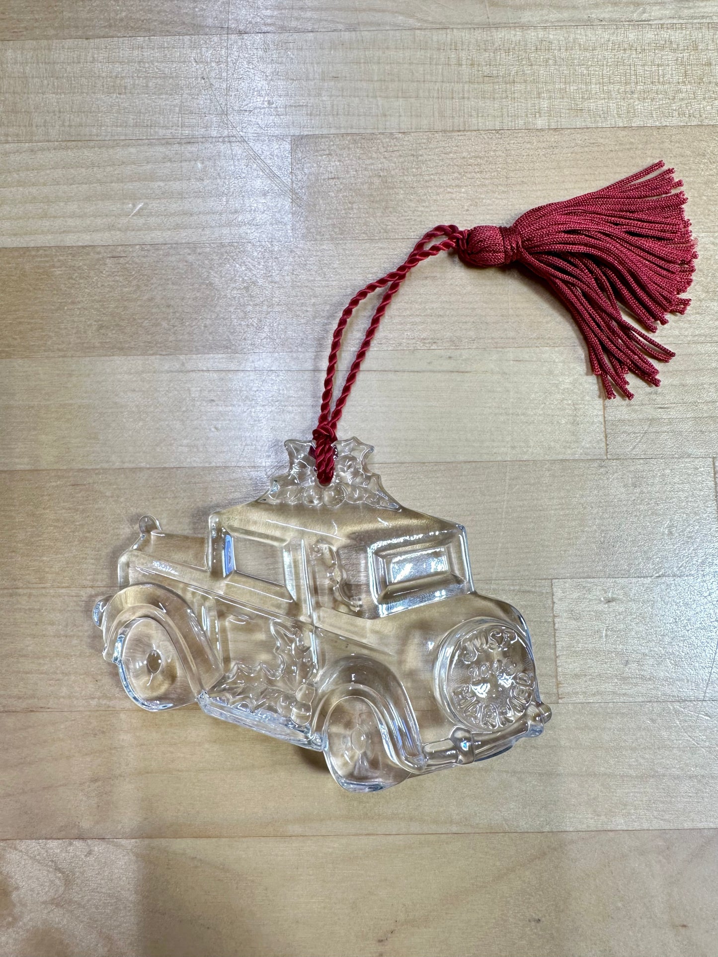 Vintage Glass Marquis Waterford Crystal Ornament