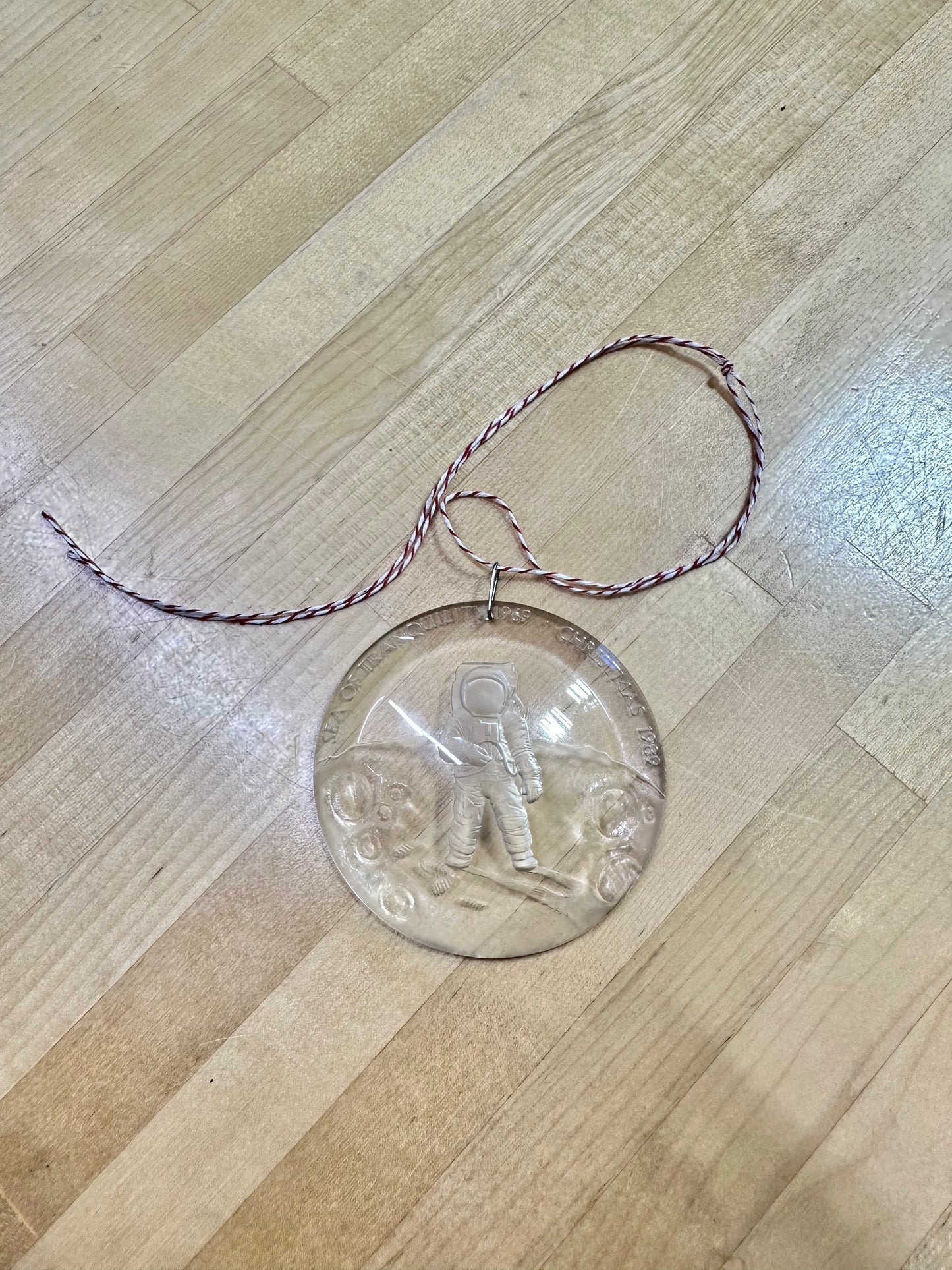 Vintage Apollo 11 Cincinnati Milacron Ornament 1989 Sea Of Tranquility