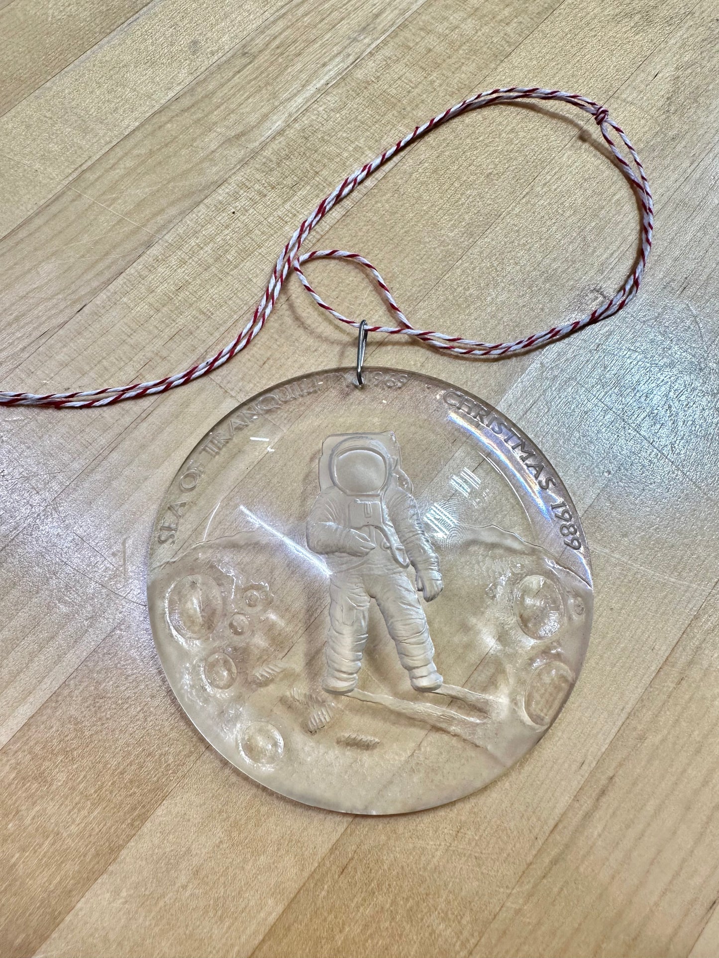 Vintage Apollo 11 Cincinnati Milacron Ornament 1989 Sea Of Tranquility