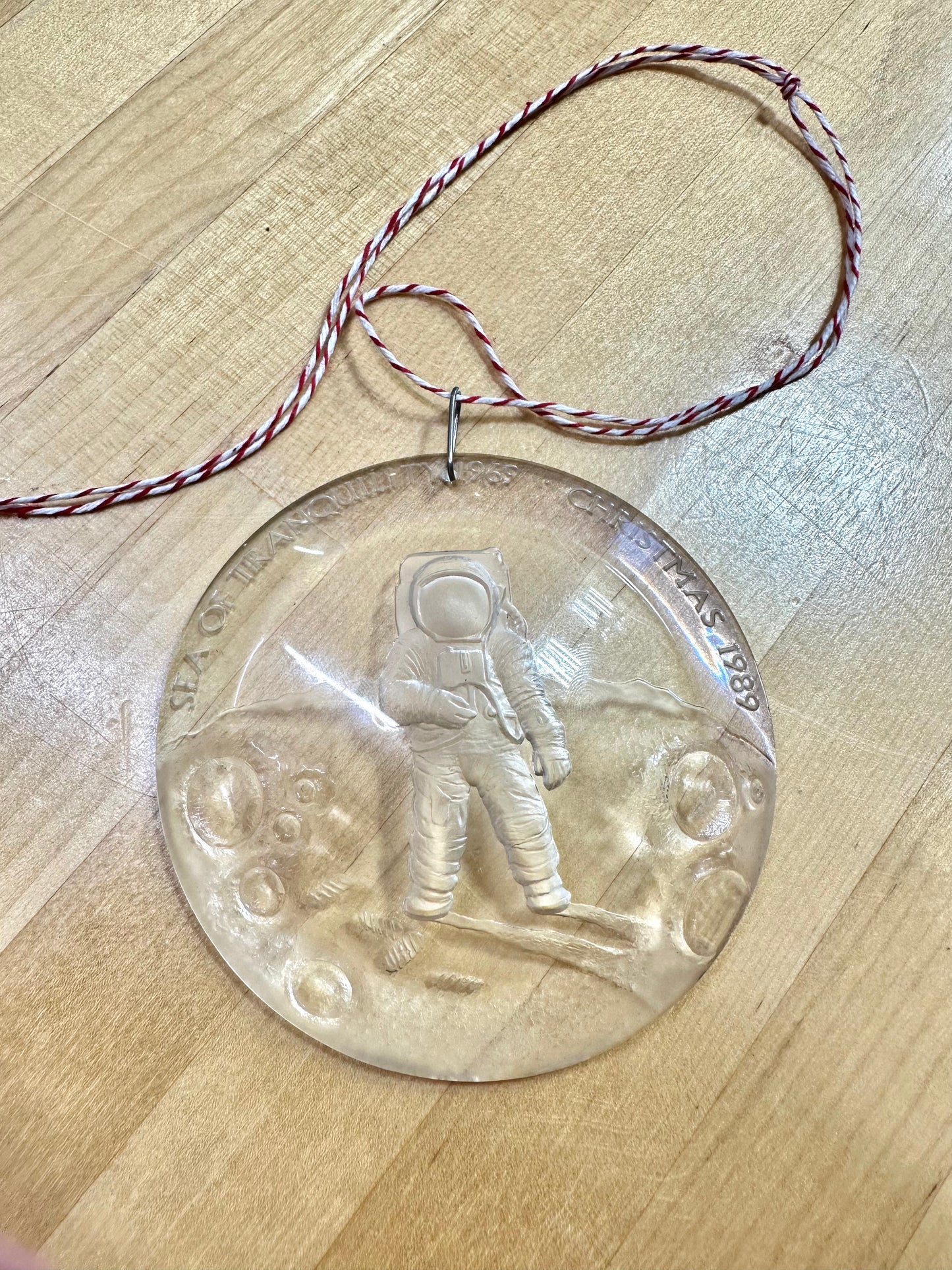 Vintage Apollo 11 Cincinnati Milacron Ornament 1989 Sea Of Tranquility