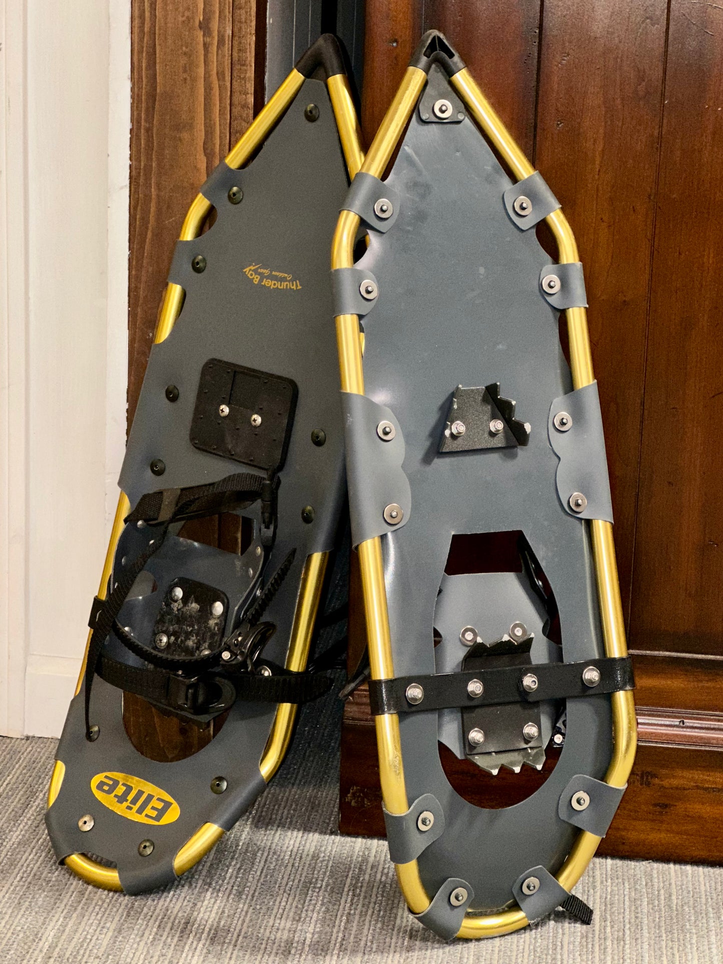 Vintage Thunder Bay Snowshoes with Metal Frame/ Two different types