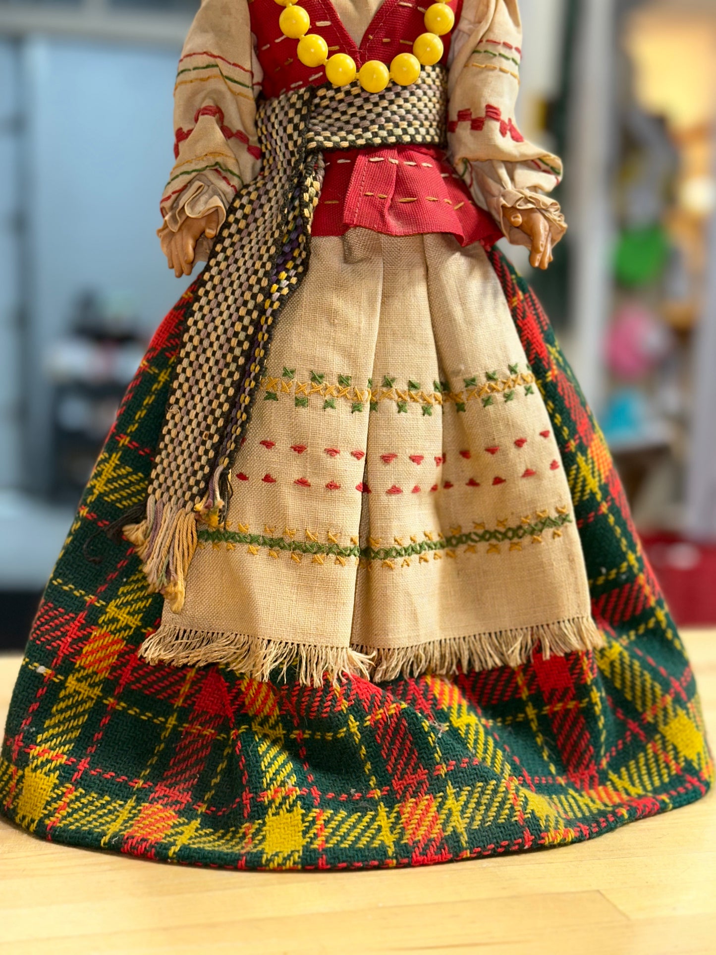 Vintage Cultural Heritage Dolls - European Folk & Native American-Inspired Pair