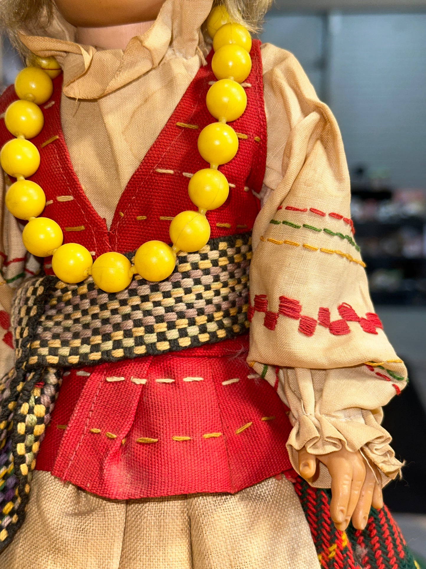 Vintage Cultural Heritage Dolls - European Folk & Native American-Inspired Pair