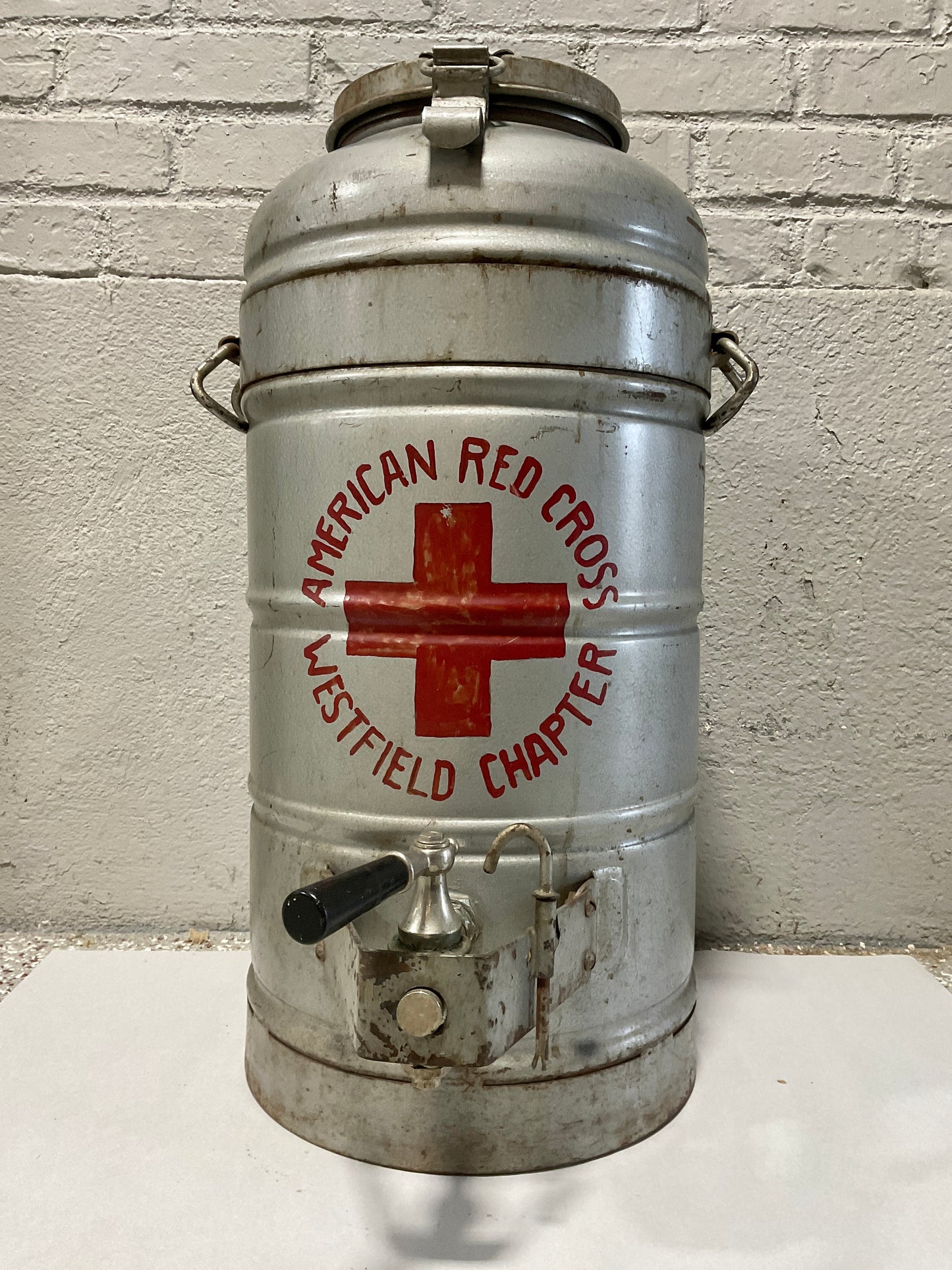 Antique Coffee Steel Canteen