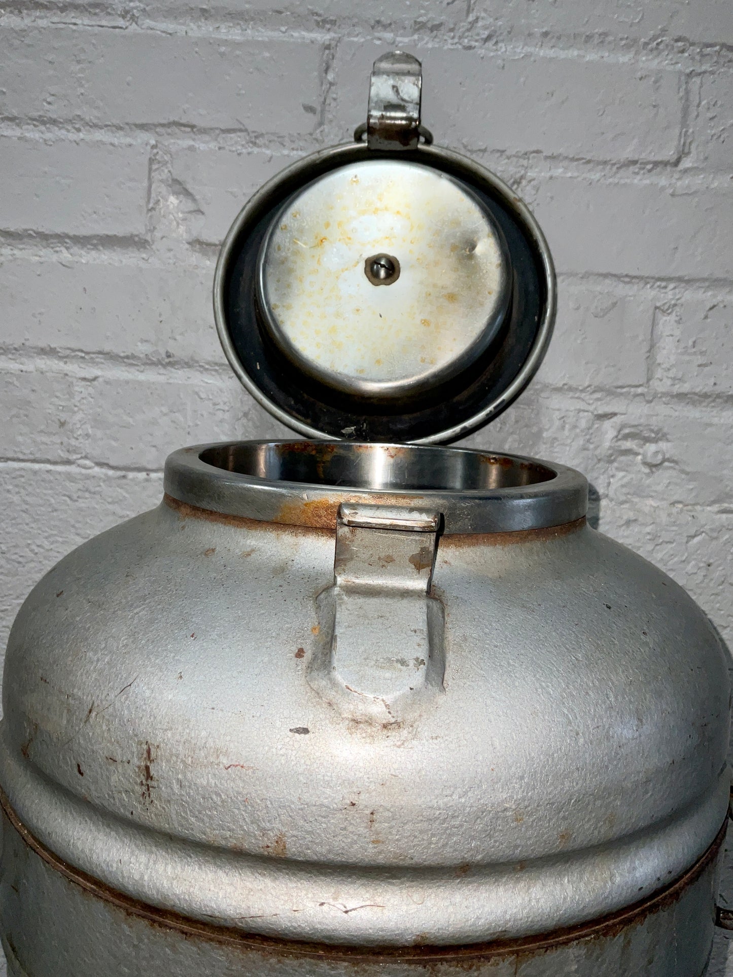 Antique Coffee Steel Canteen