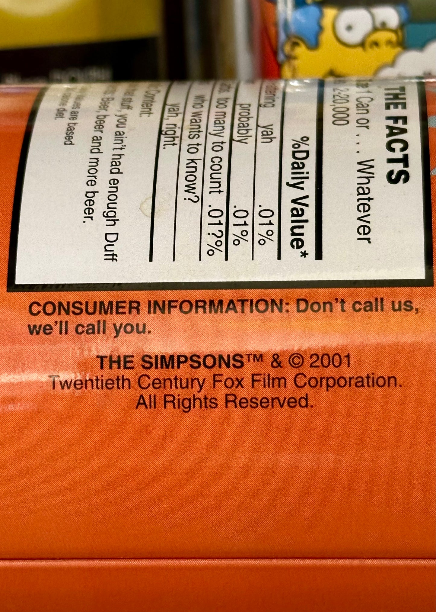 The Simpsons Duff Beer Can - Pop Culture Collectible