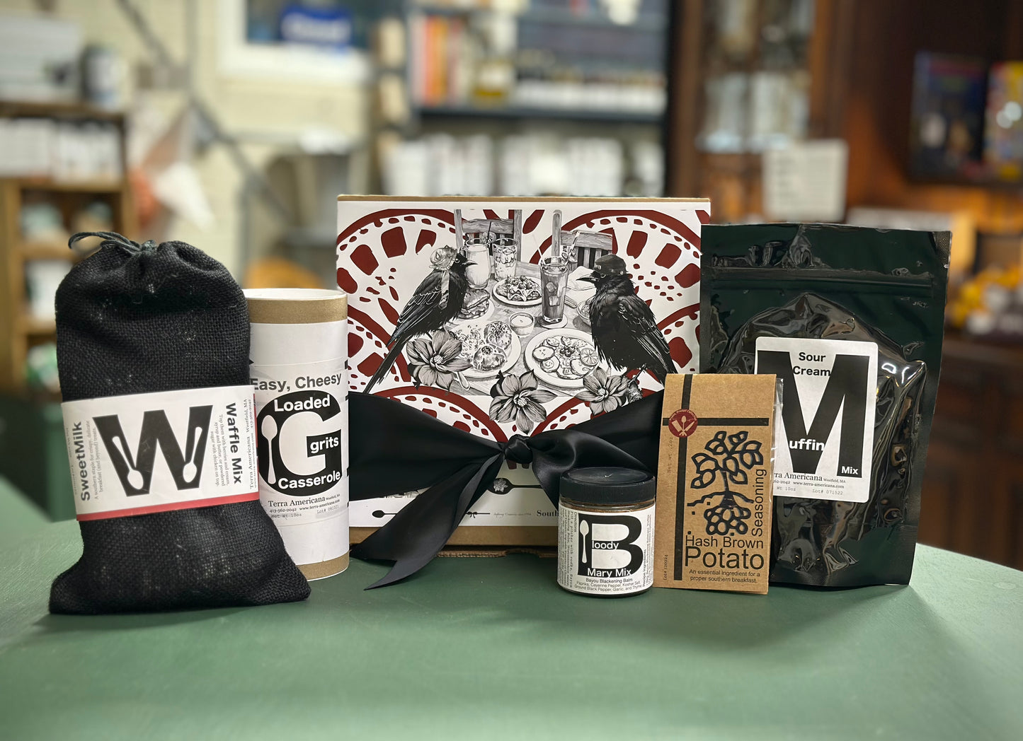 Southern Brunch Gift Box: 5 Gourmet Mixes for a Delicious Home-Cooked Feast