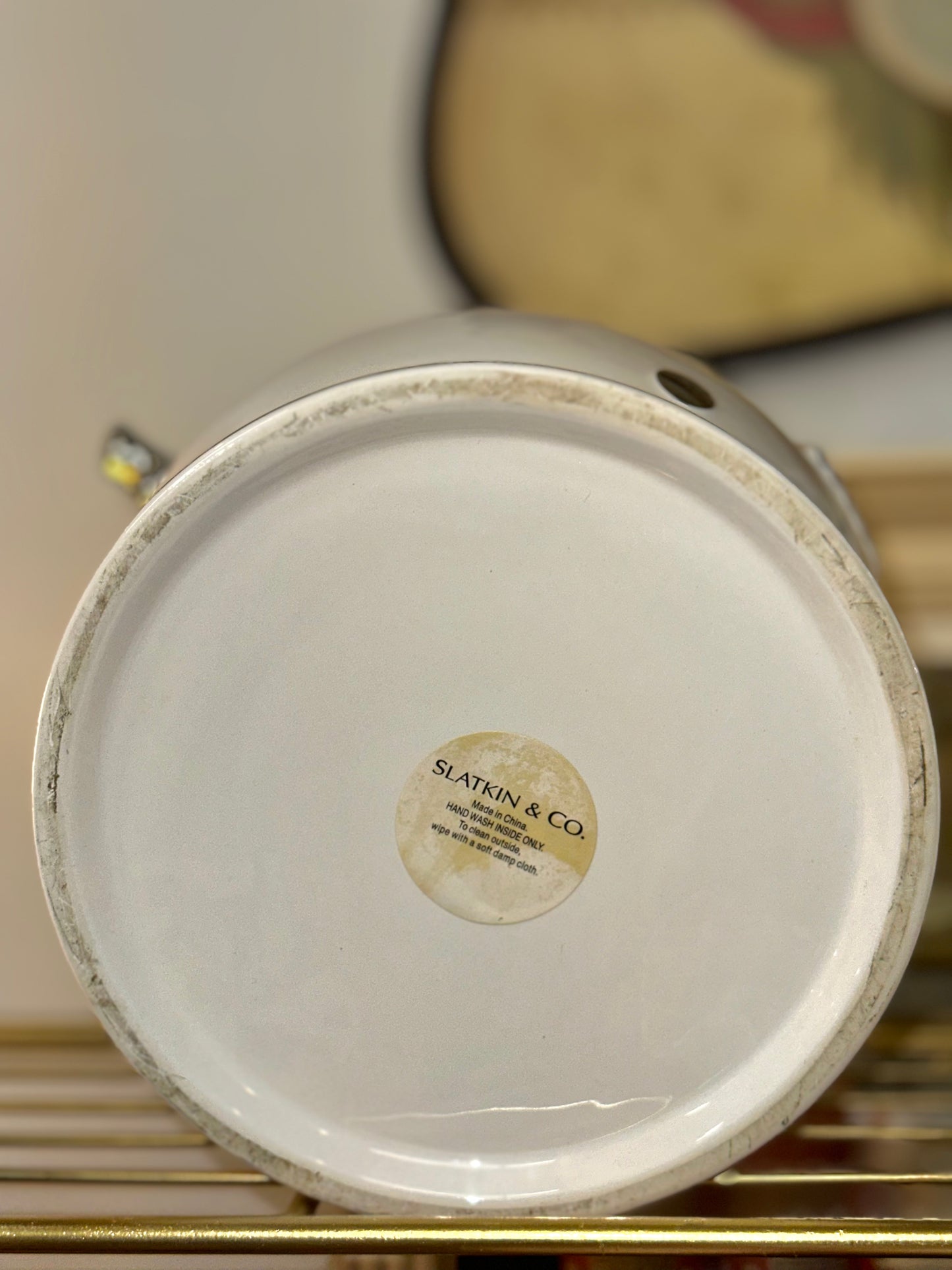 Christmas Ceramic Snowman Cookie Jar with Silver Accents