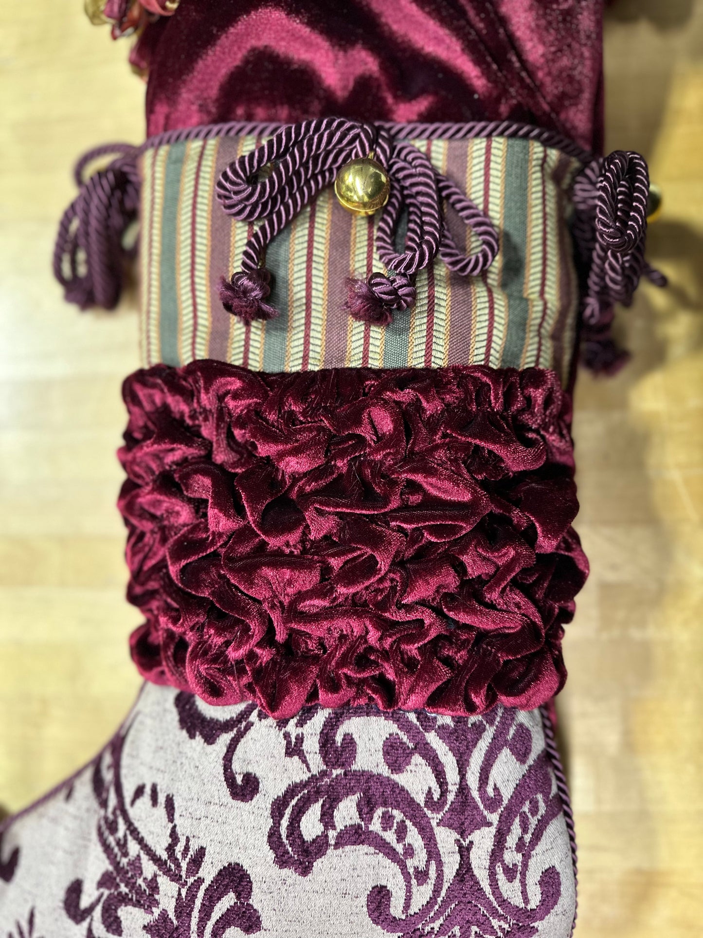 Antique Serendipity Holiday Stocking