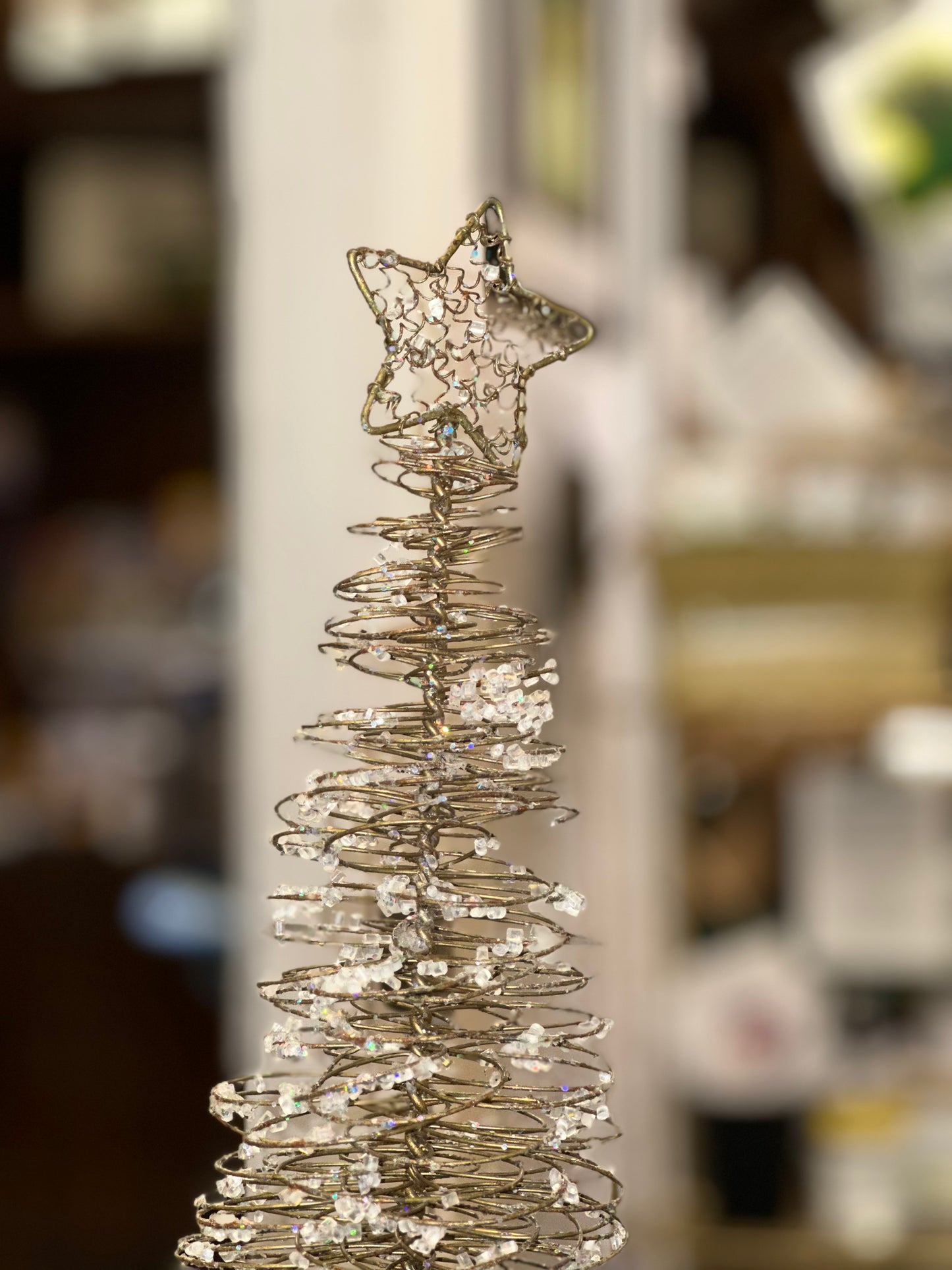 Handcrafted Wire Christmas Tree