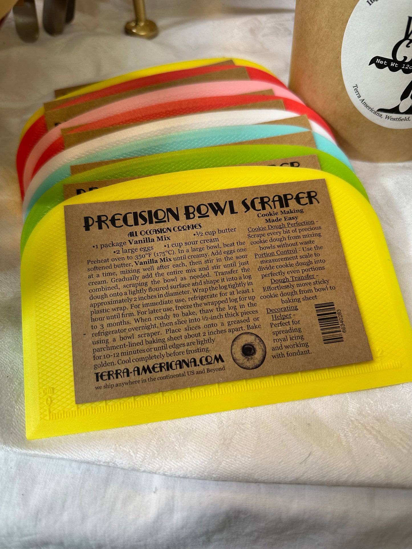 Precision Bowl Scraper - Professional Baking Tool with Scale