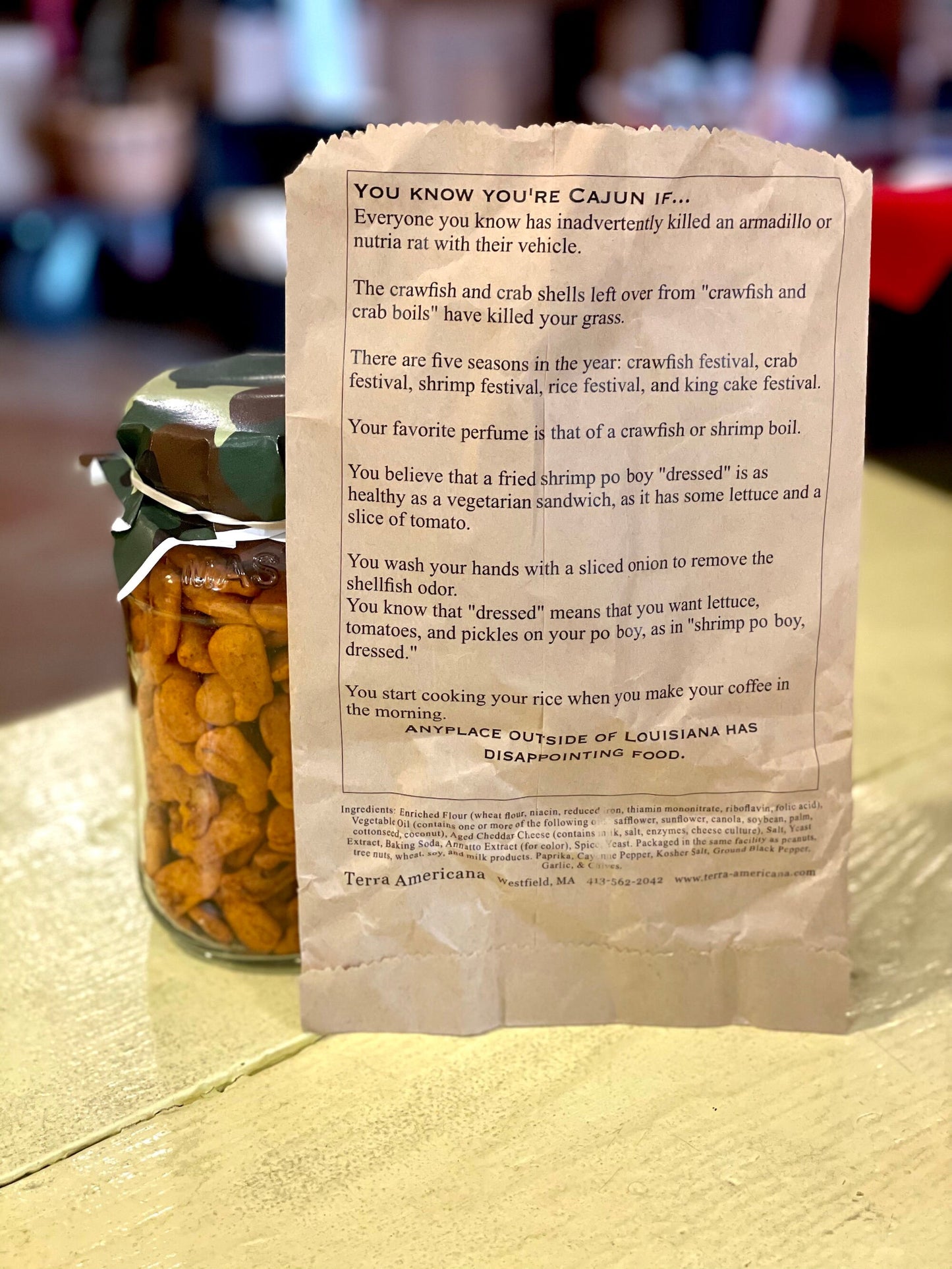 Cajun Cheese Crunch