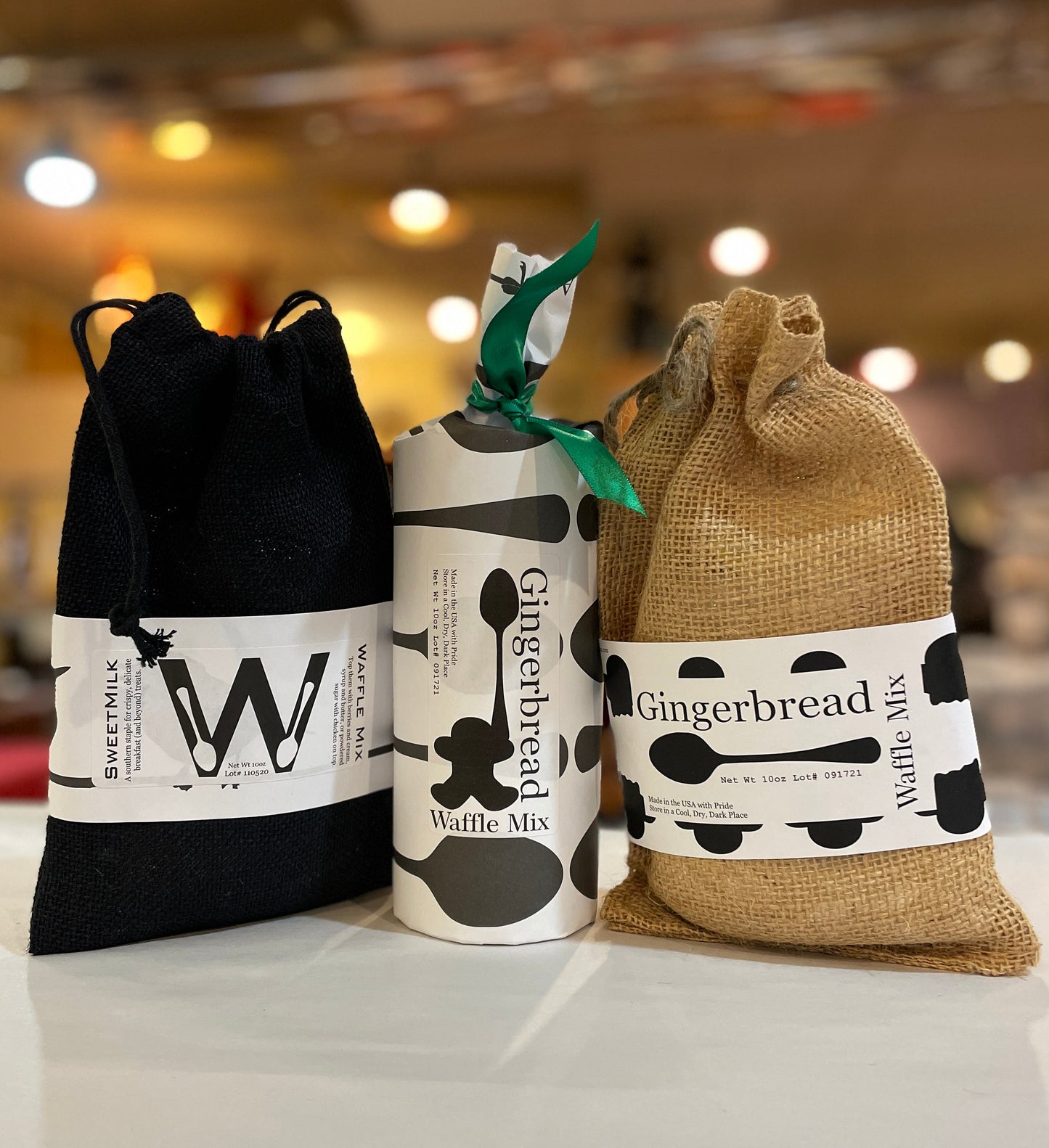 Gourmet Gingerbread & Sweet Milk Waffle Mix: Artisanal Breakfast Delight