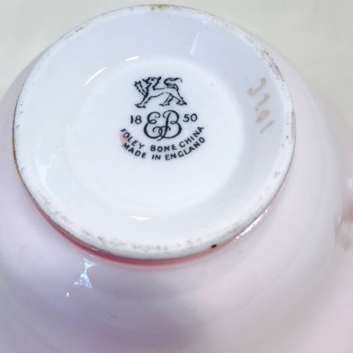 Vintage eb 1850 foley tea cup & saucer