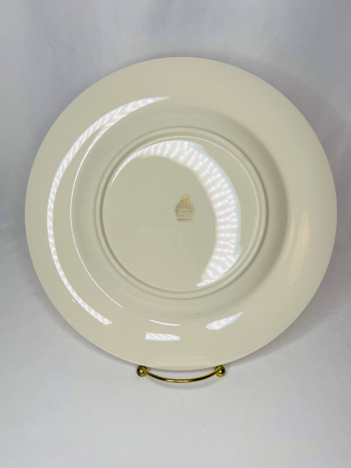 VINTAGE SILVER/PLATINUM RIMMED PICKARD SHEFFIELD CHINA