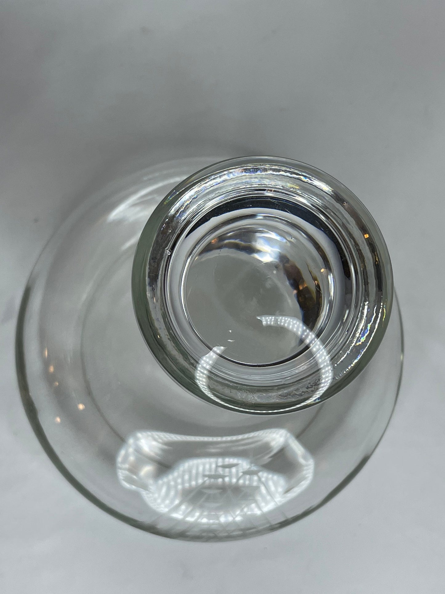 Vintage Etched Glass Nautical Decanter