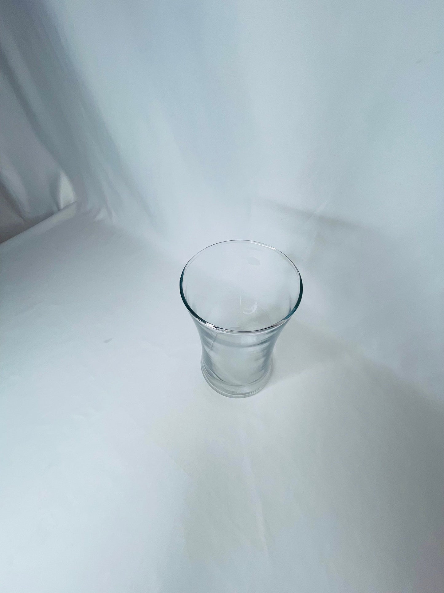 Vintage Glass Cylinder Vase (Smaller)