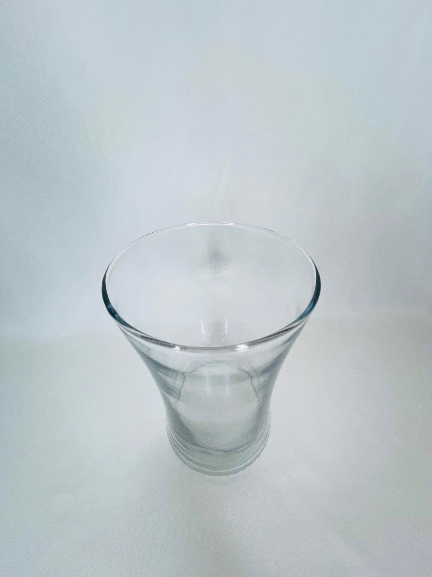 Vintage Glass Cylinder Vase (Smaller)