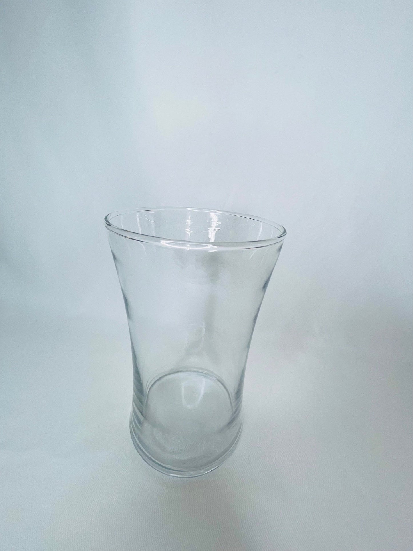 Vintage Glass Cylinder Vase (Smaller)