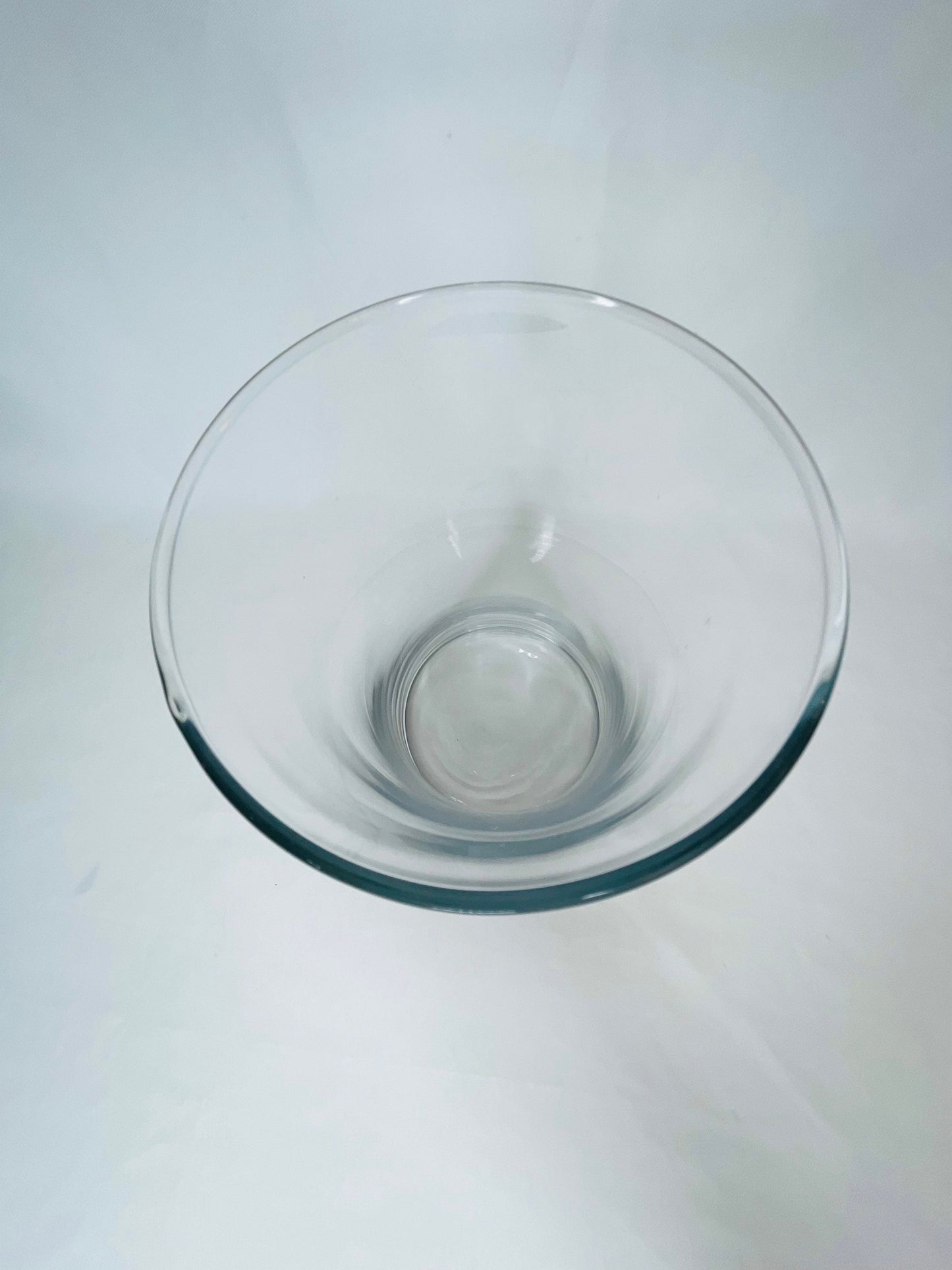 Vintage Glass Cylinder Vase (Smaller)