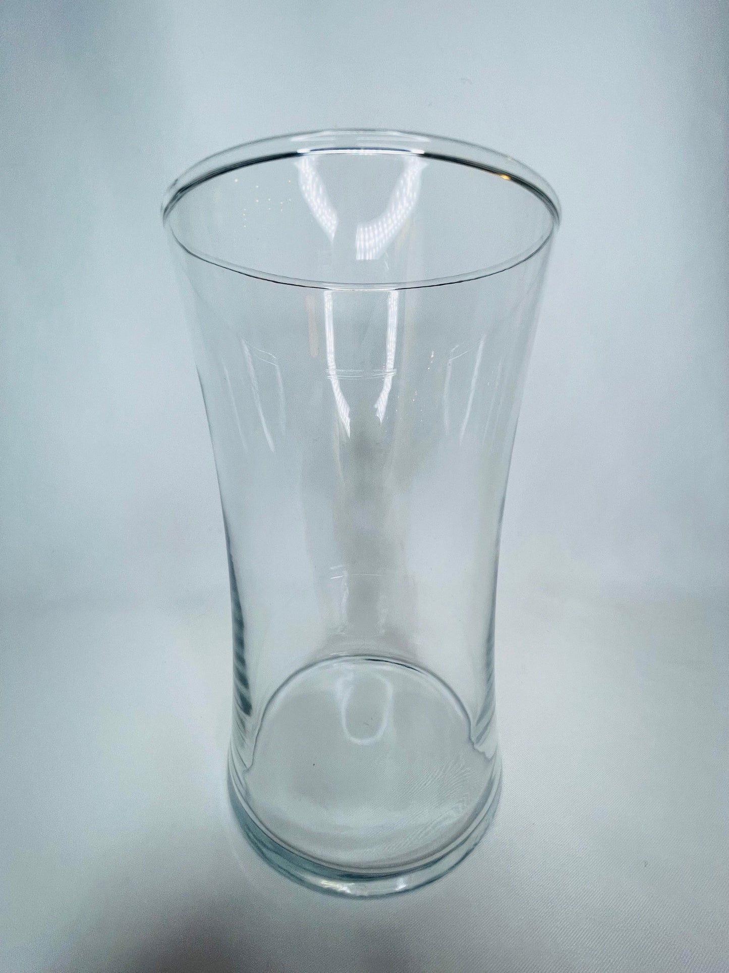 Vintage Glass Cylinder Vase (Smaller)