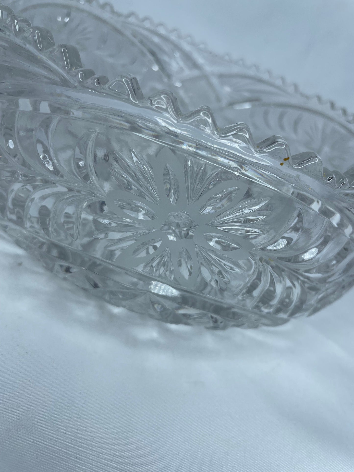 Vintage Crystal Serving Bowl/Dish