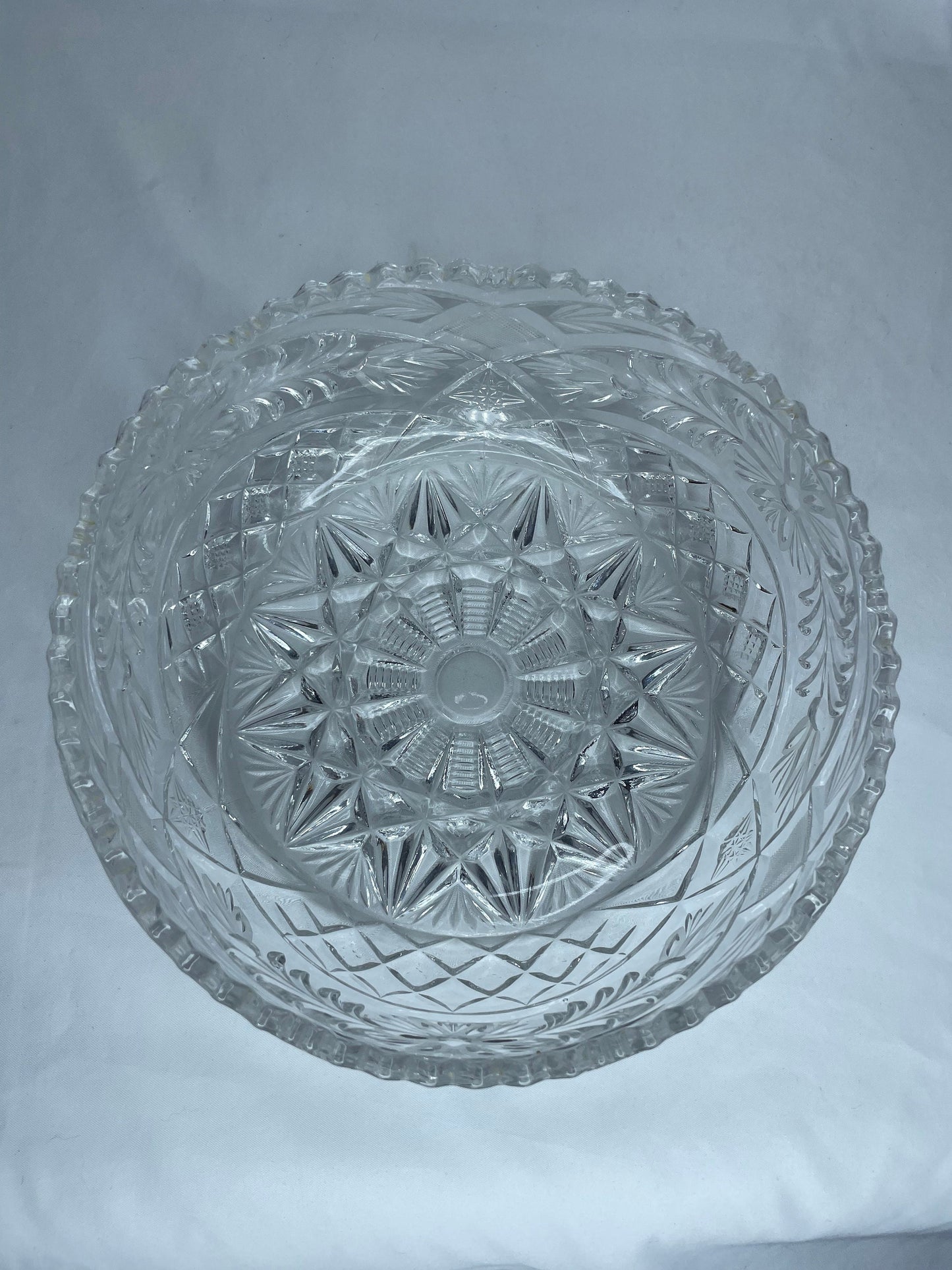 Vintage Crystal Serving Bowl/Dish