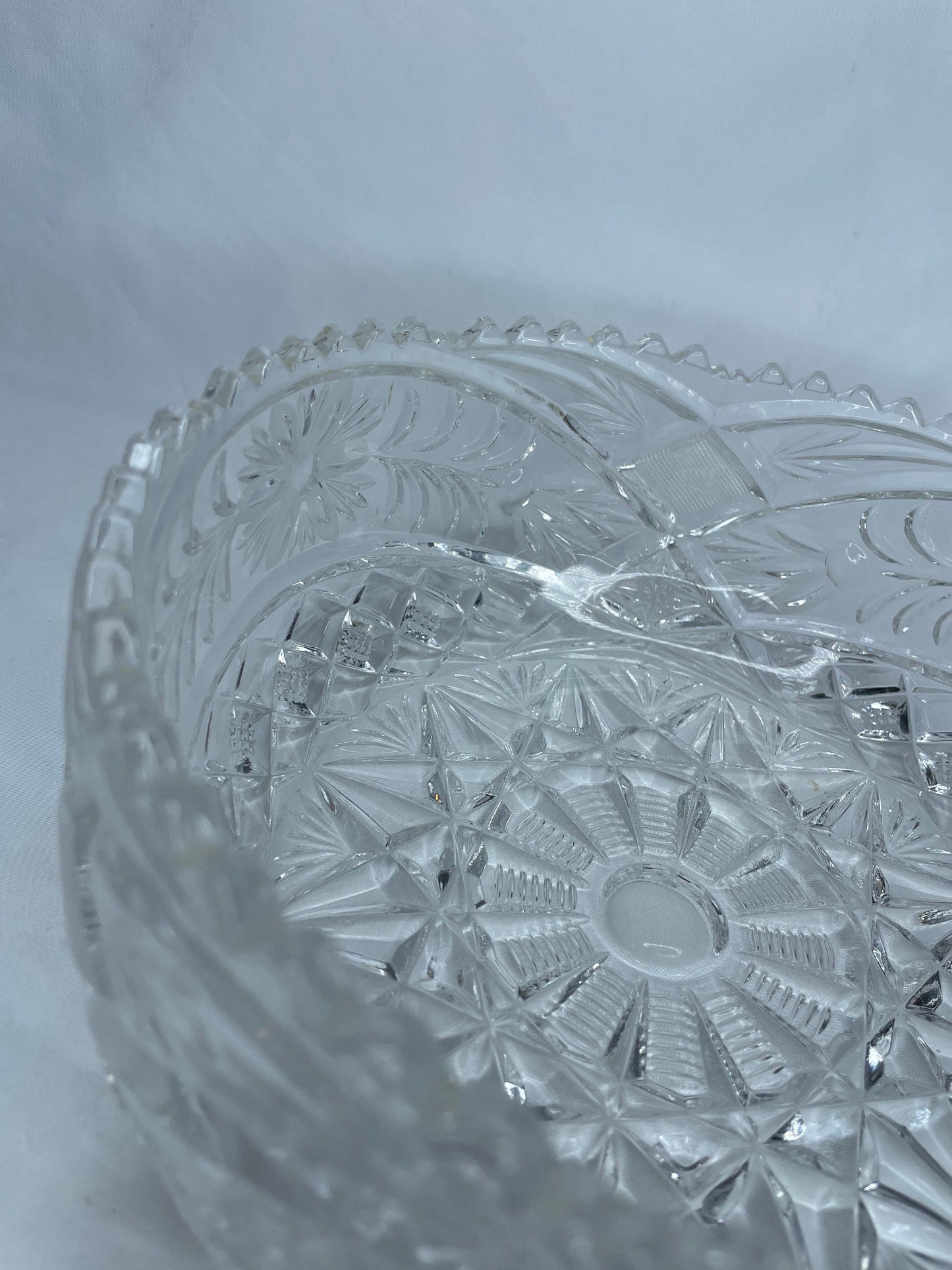 Vintage Crystal Serving Bowl/Dish