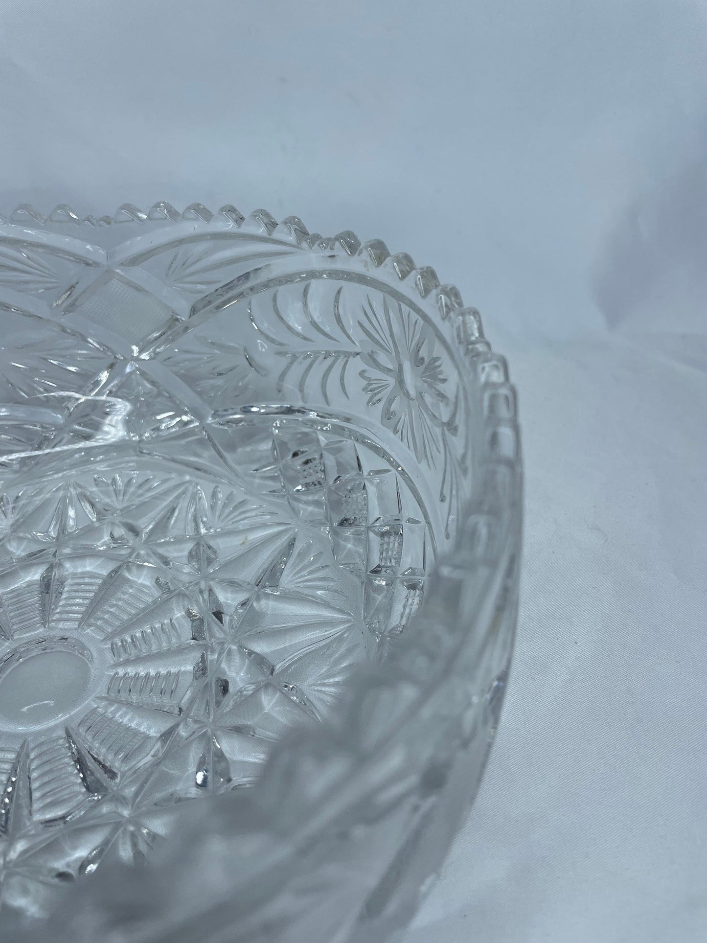 Vintage Crystal Serving Bowl/Dish