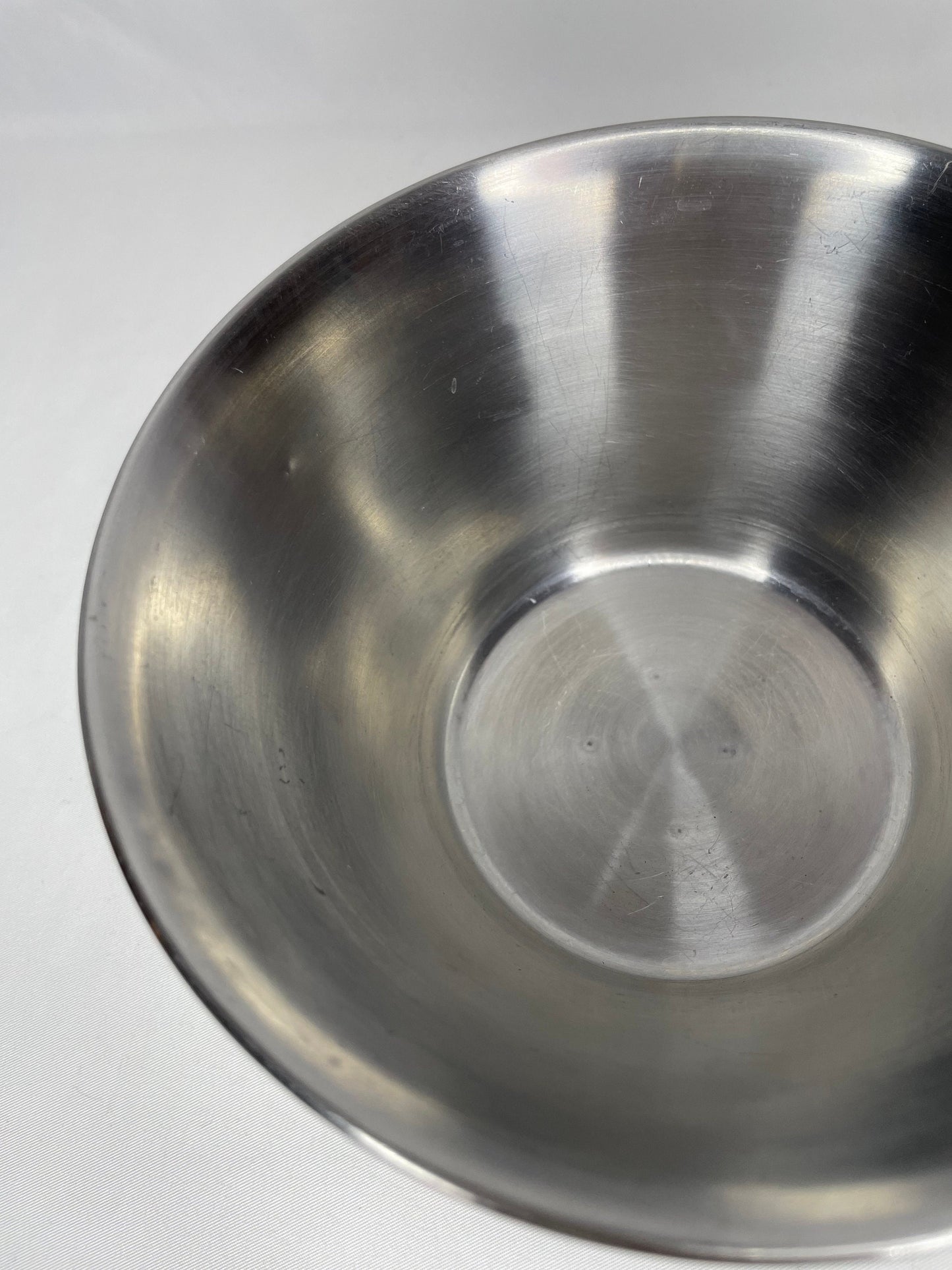 Vintage Leonard Stainless Steel Sauce/Gravy Bowl with Attached Underplate