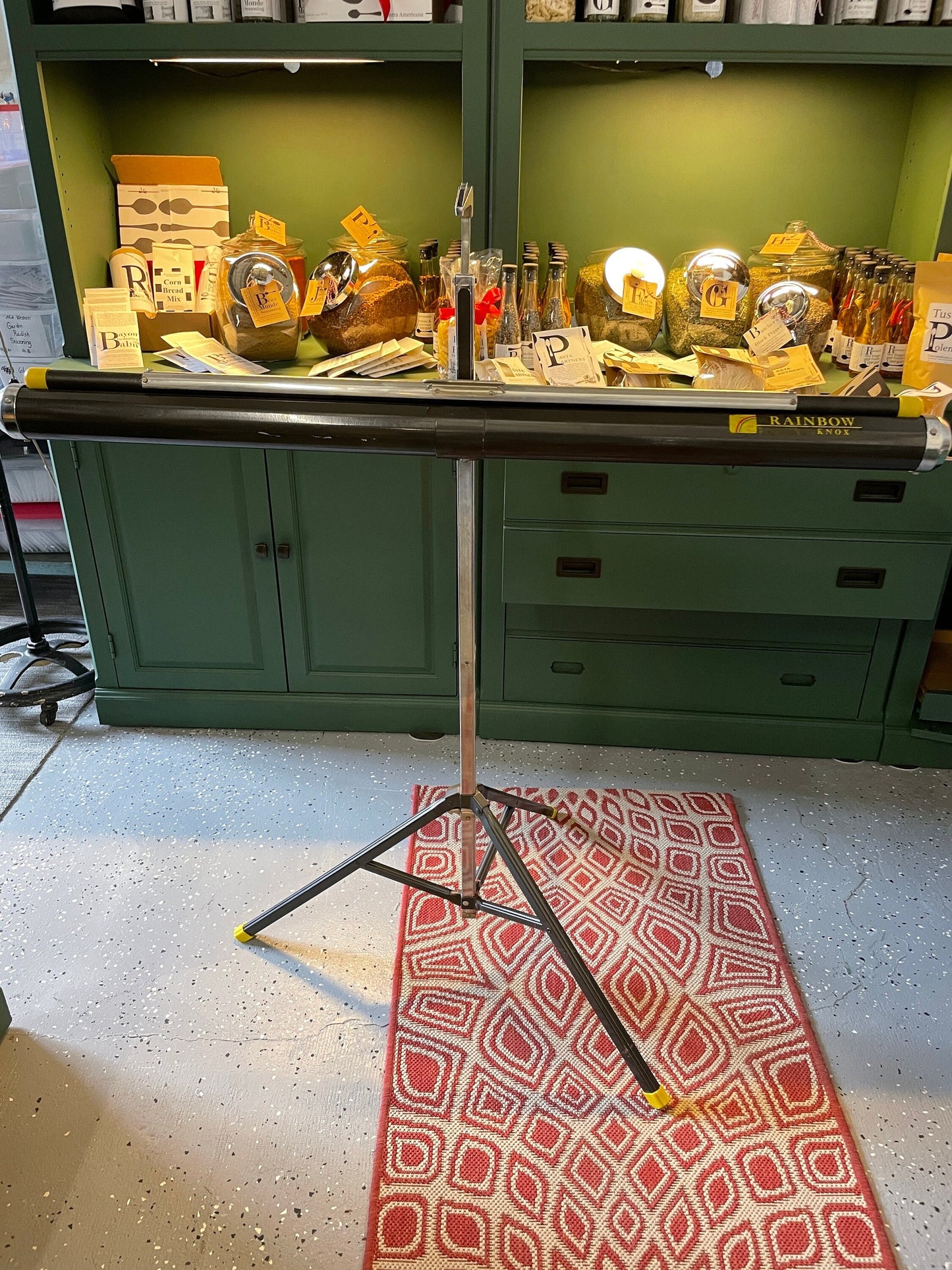 Vintage Rainbow Knox Projector Screen