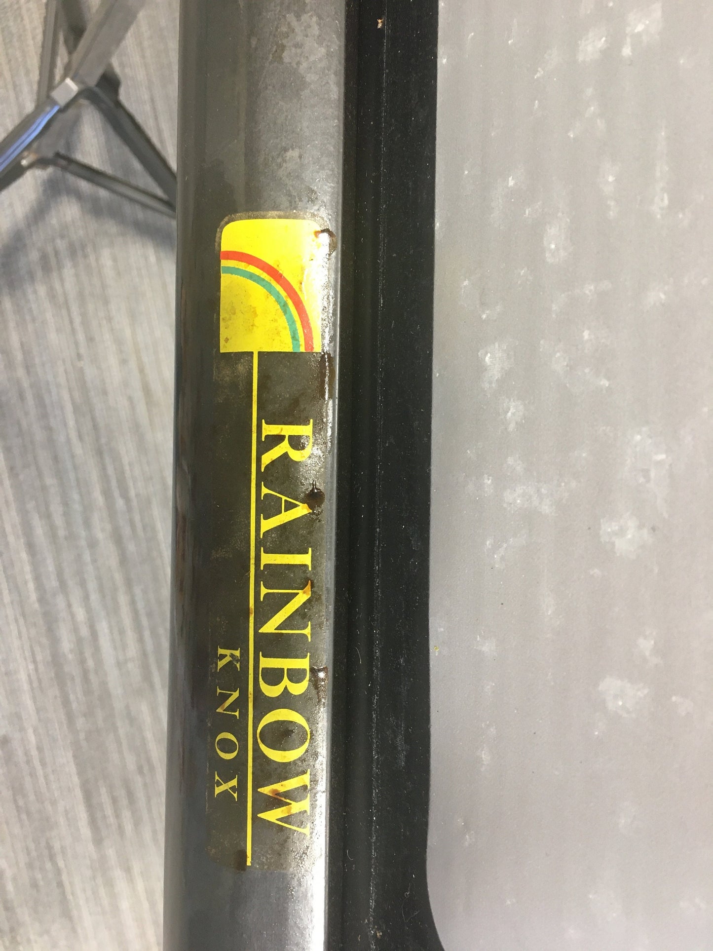 Vintage Rainbow Knox Projector Screen