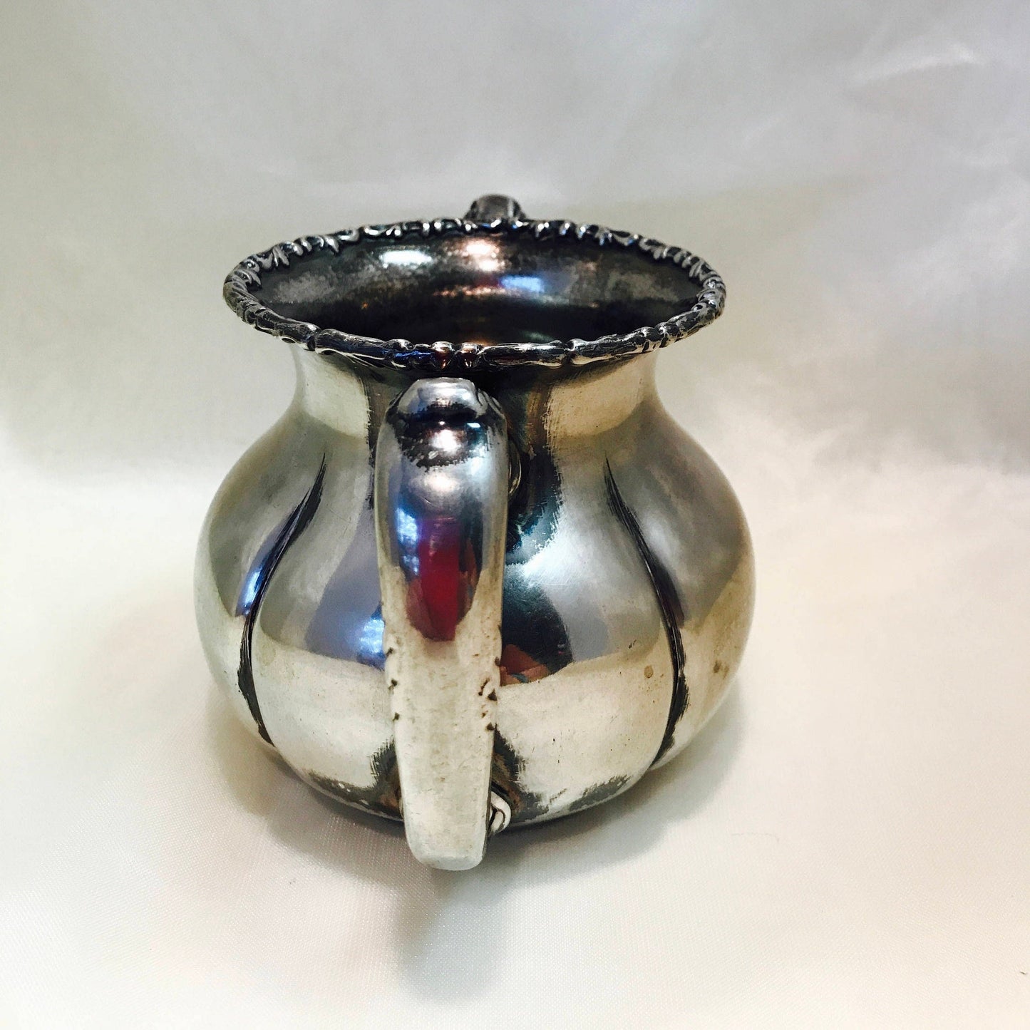 Vintage barbour silver sugar bowl