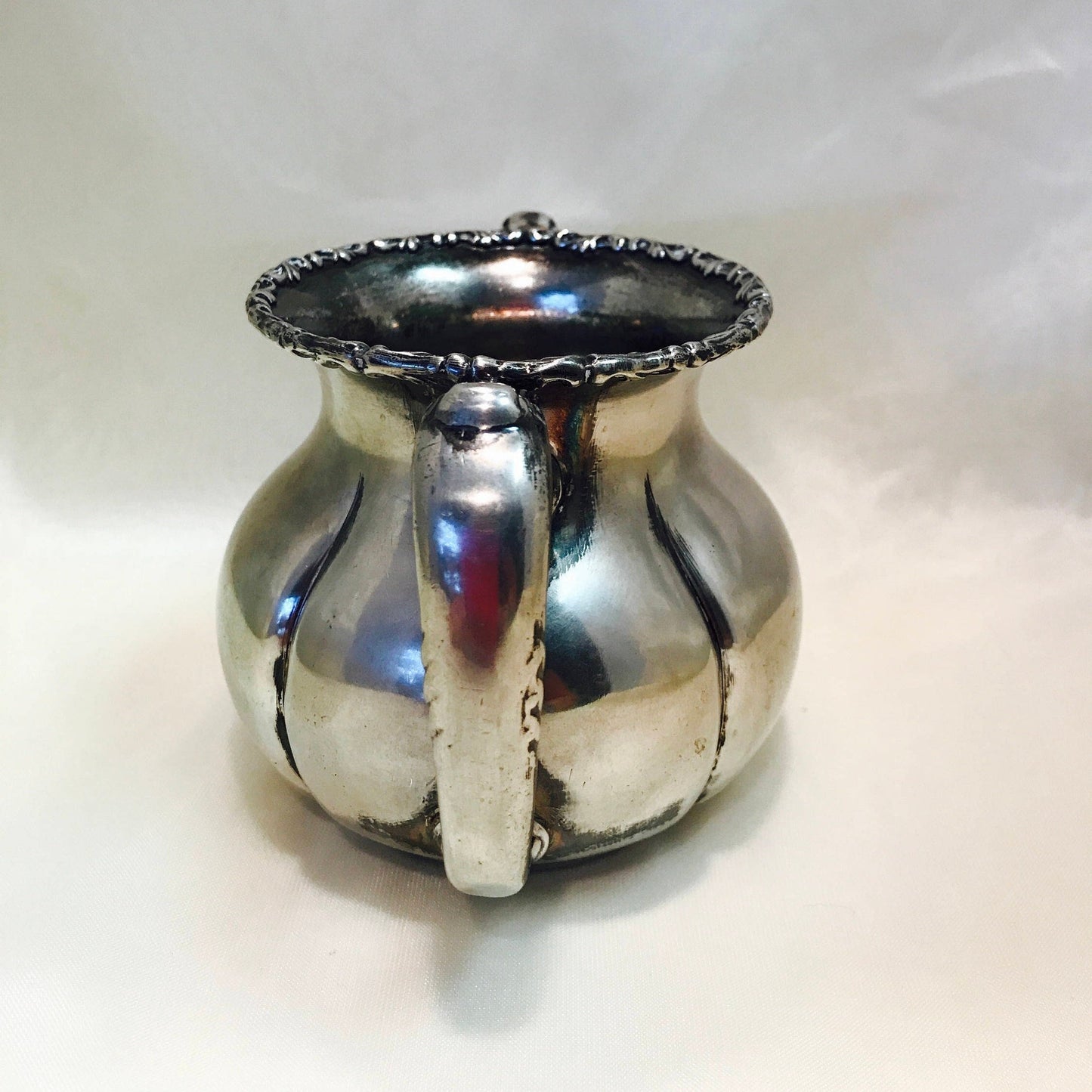 Vintage barbour silver sugar bowl
