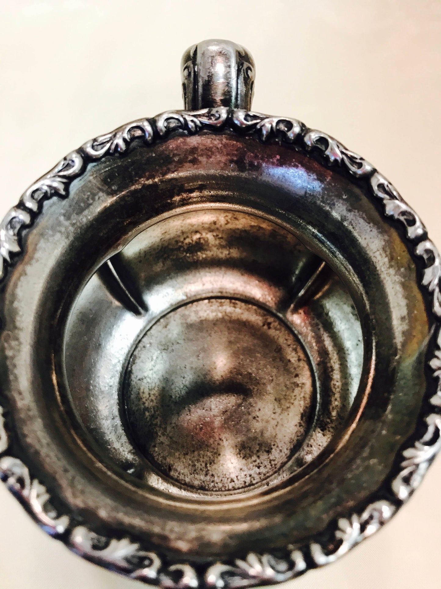 Vintage barbour silver sugar bowl