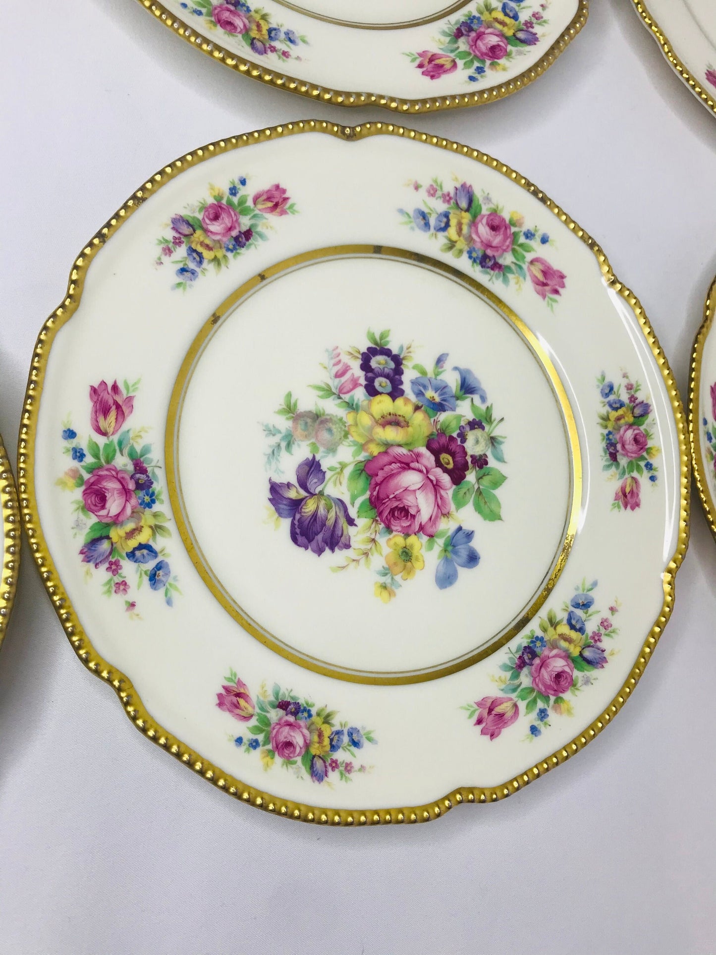 Castleton china castleton rose salad plates set of 6