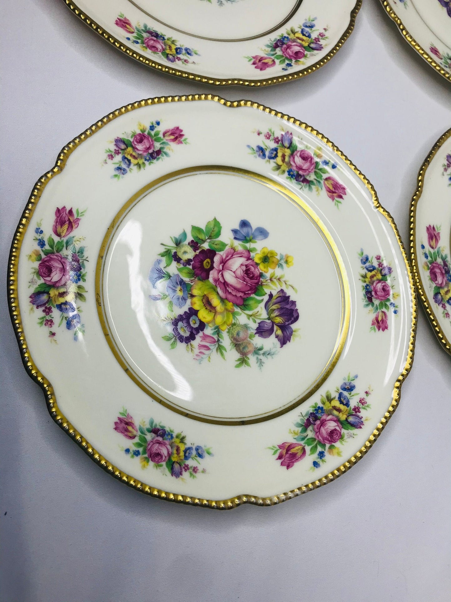 Castleton china castleton rose salad plates set of 6