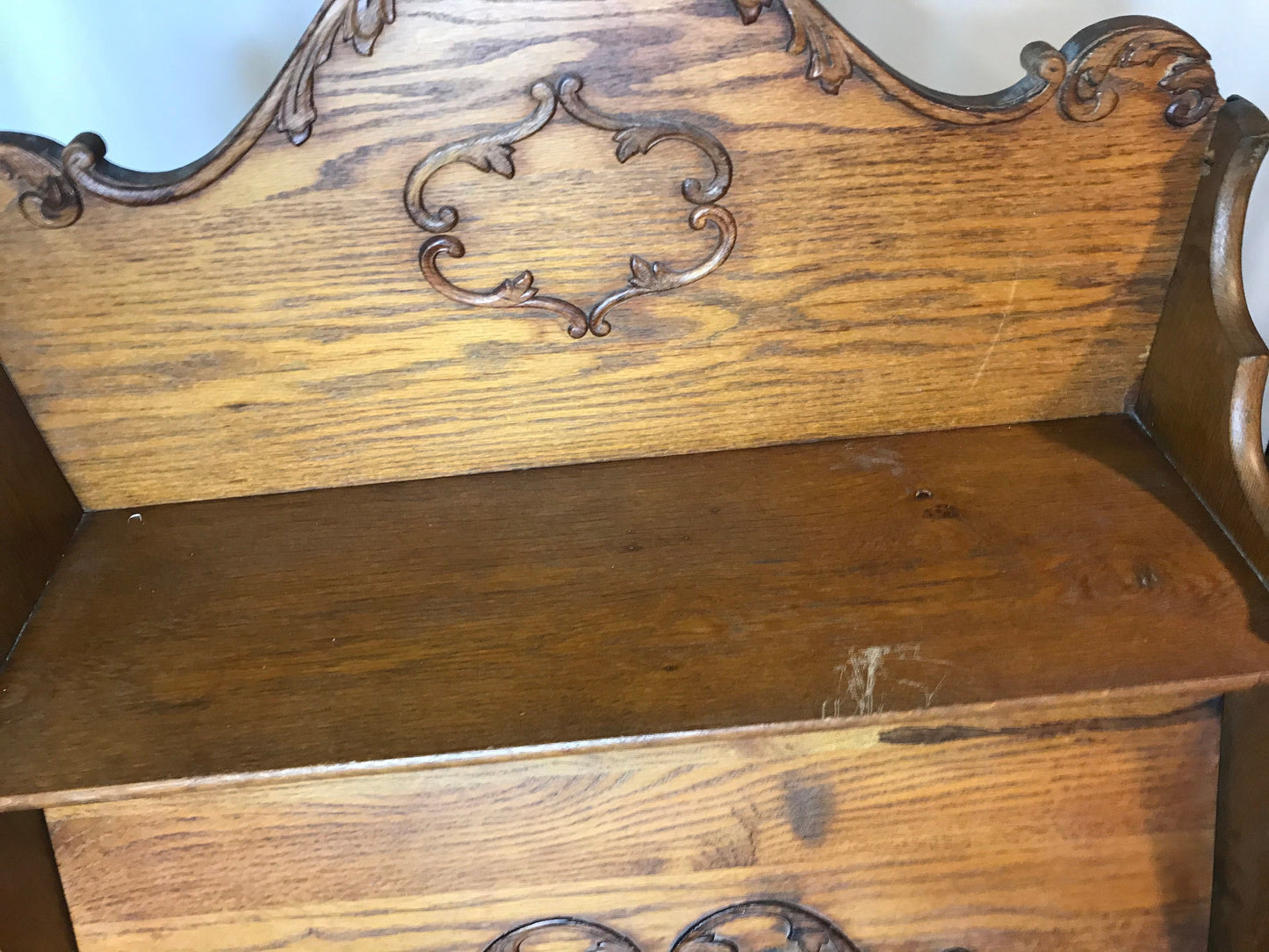 Antique Larkan Soap Co. Wooden Drop Down Secretary Desk **