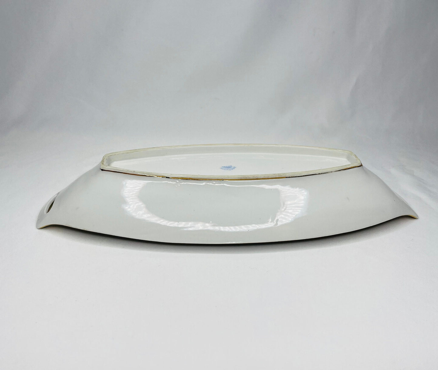 Nippon Hand Painted Oval Bread Serving Tray/Celery Dish with 4 Dipping Trays