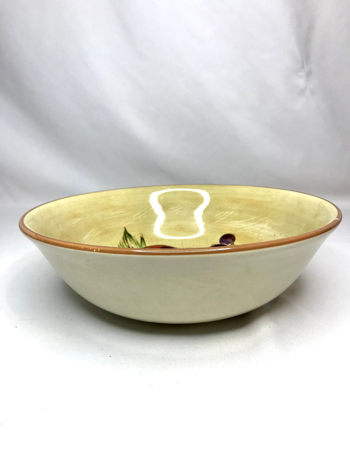 Sakura “victoria” earthenware large serving bowl