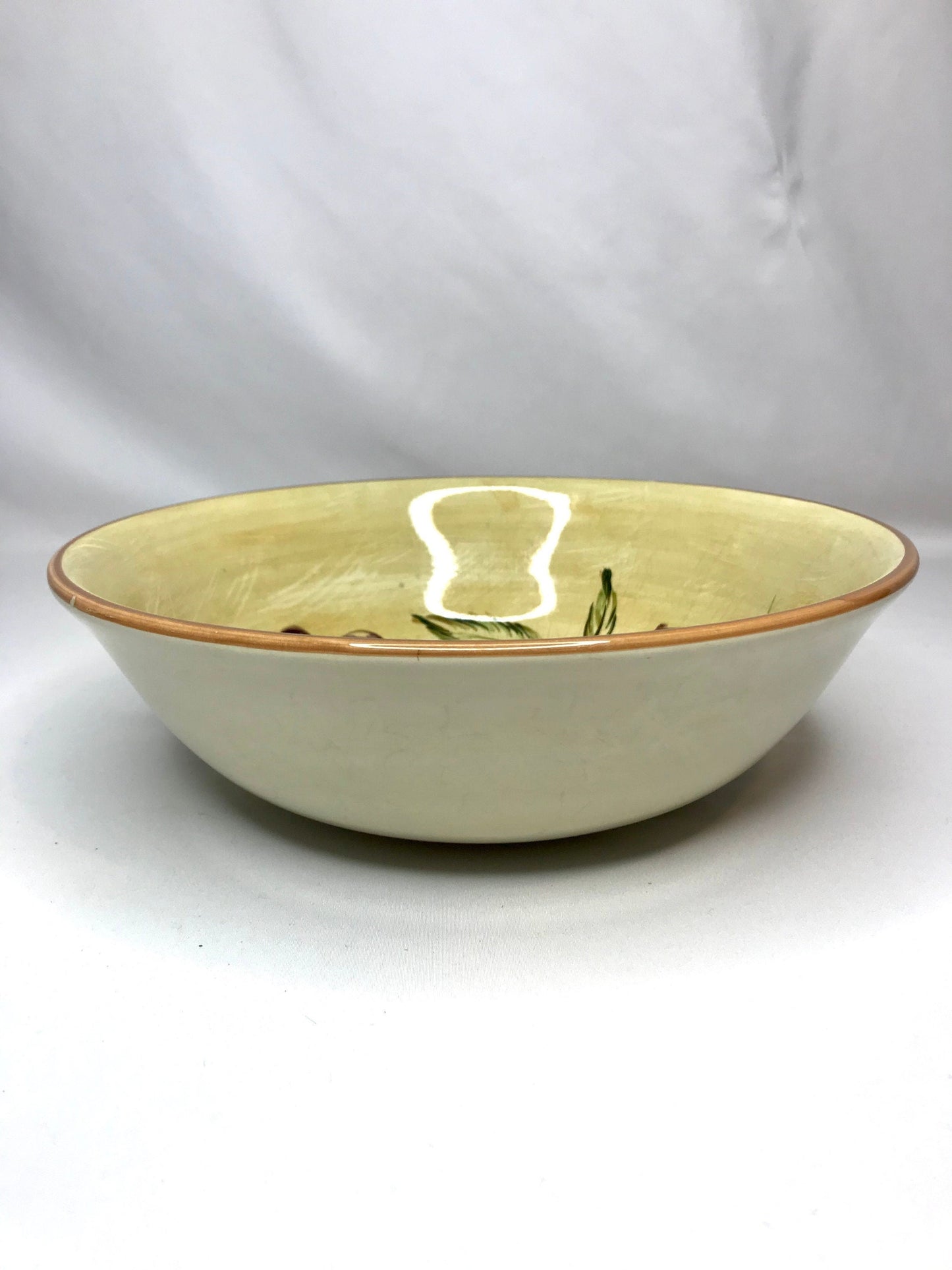 Sakura “victoria” earthenware large serving bowl