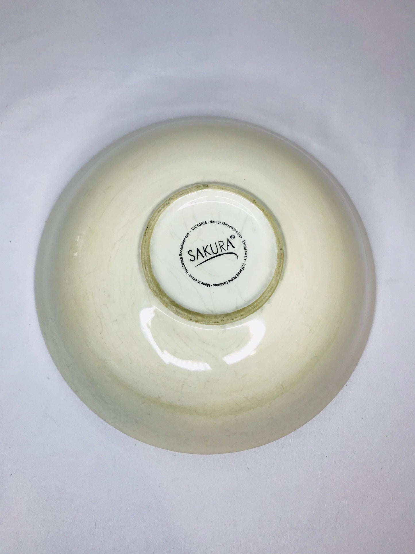 Sakura “victoria” earthenware large serving bowl