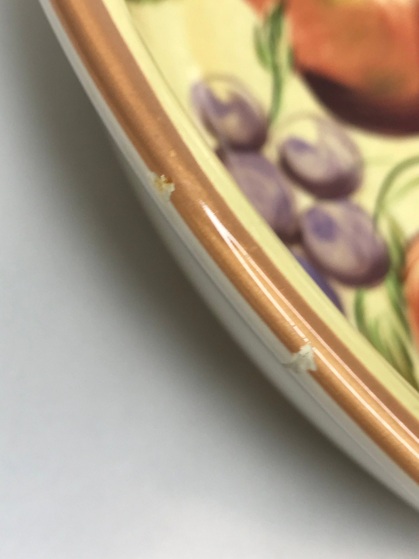 Sakura “victoria” earthenware large serving bowl